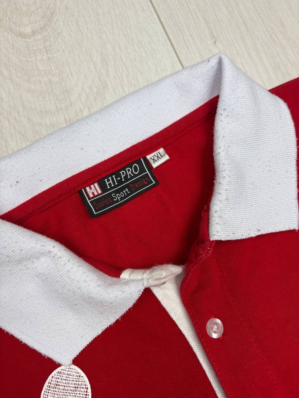 Vintage Polo suisse tennis no #26 SUI RED Size US XXL / EU 58 / 5 - 4 Thumbnail