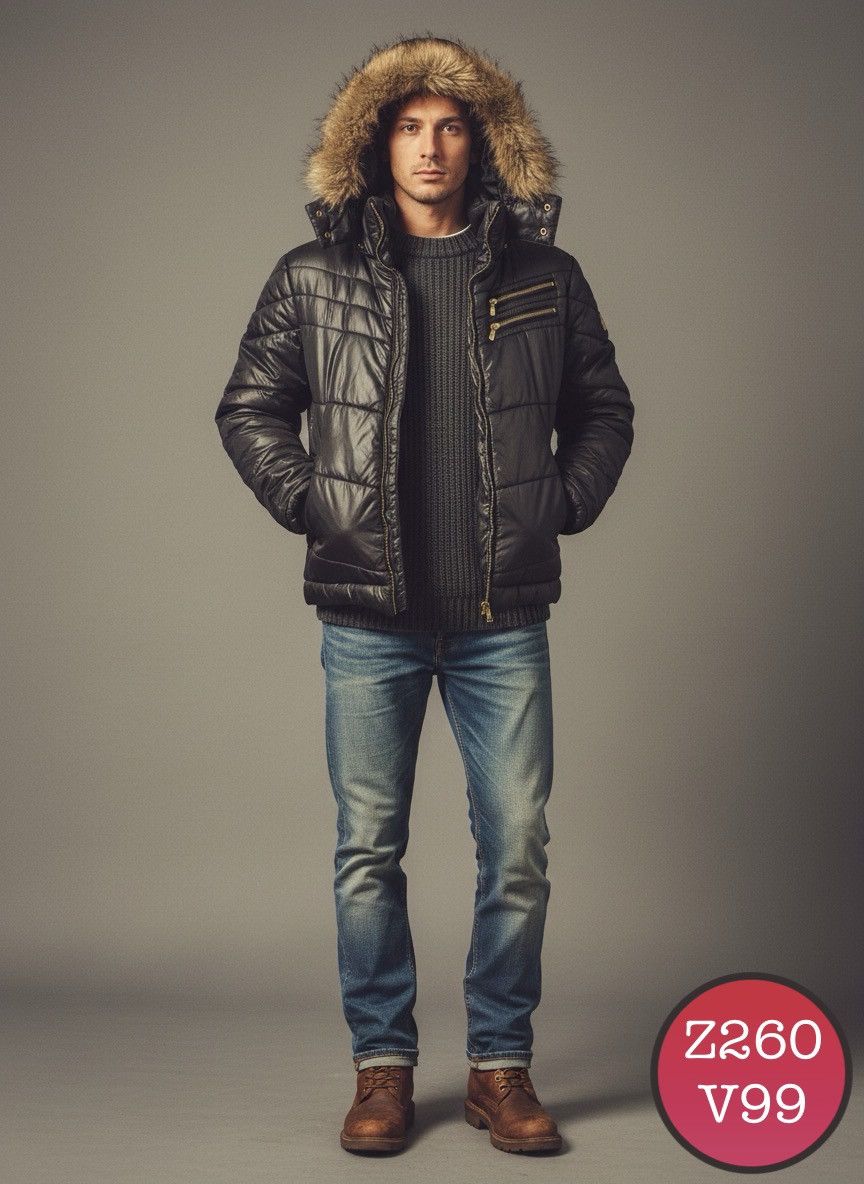 Le Grande Bleu (L.G.B.) Fur Faux Spinash LGB ifsixwasnine Style Jacket Z260 Size US M / EU 48-50 / 2 - 2 Thumbnail