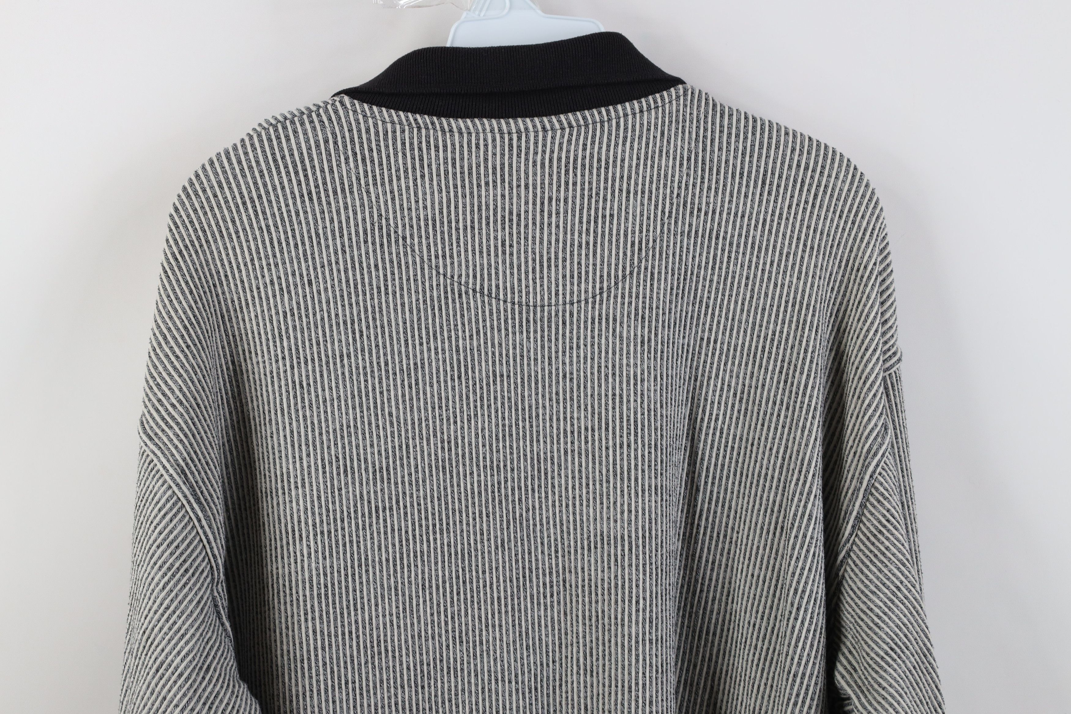 Vintage Vintage 90s Streetwear Knit Long Sleeve Rugby Polo Shirt Size US XL / EU 56 / 4 - 11 Thumbnail