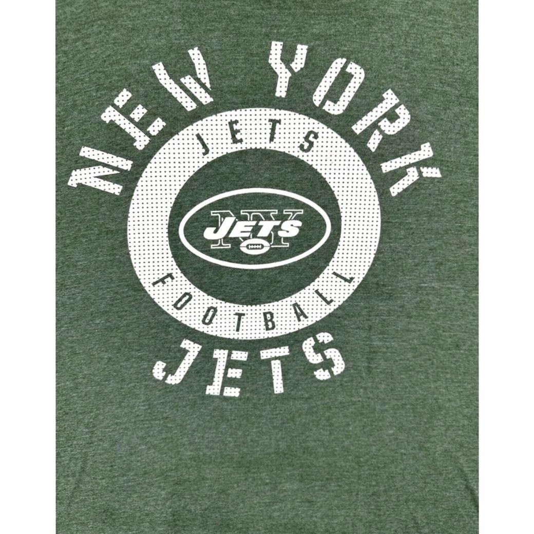 Vintage New York Jets T-Shirt Adult Large Green Majestic Short Sleeve Mens Crew Neck Triple Peak Size US L / EU 52-54 / 3 - 4 Thumbnail