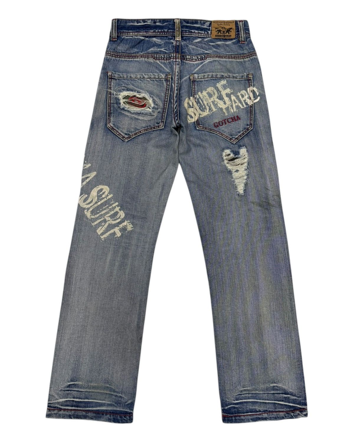 Gotcha × Hysteric Glamour × If Six Was Nine RUSTY🔥RARE GOTCHA SURF HARD DISTRESSED DENIM RUSTY JEAN Size US 30 / EU 46 - 8 Thumbnail
