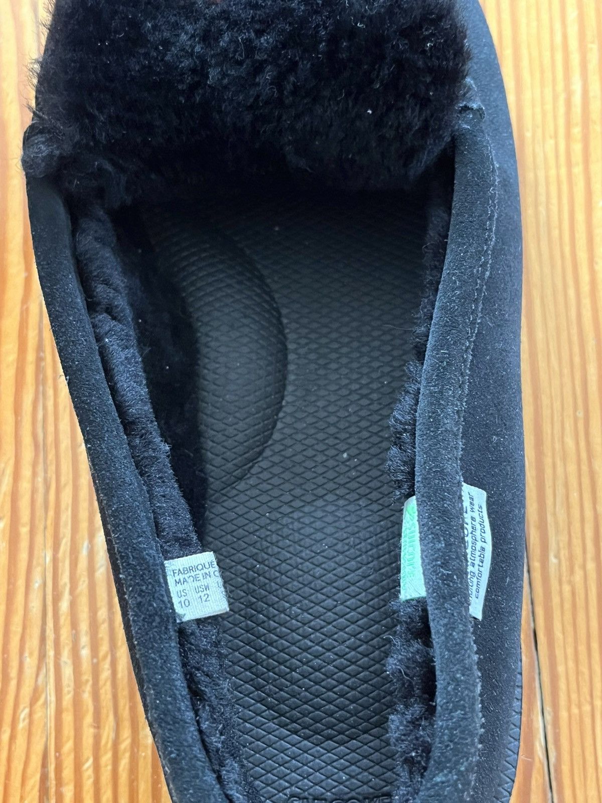 Suicoke Suicoke Moc Slippers Loafer Suede Black Shearling Lined Size US 9 / EU 42 - 6 Thumbnail