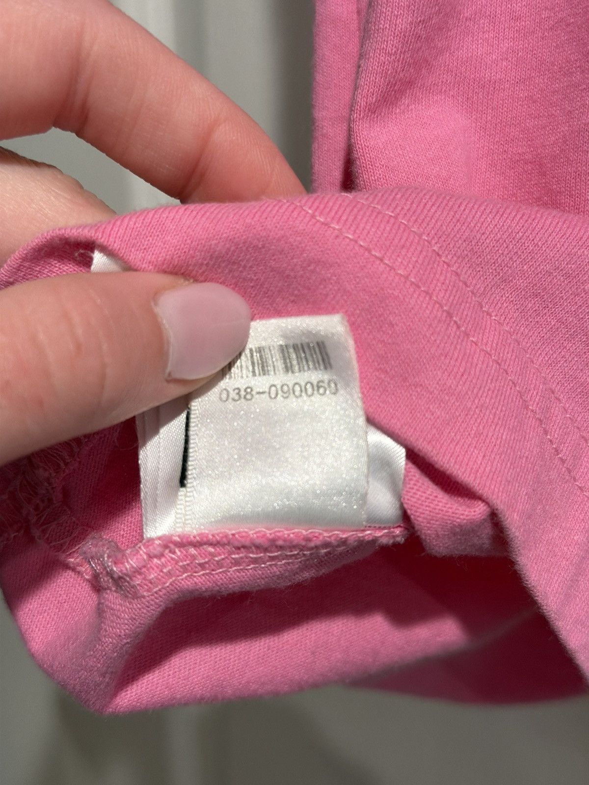 Chrome Hearts Chrome Hearts Scroll Logo Pocket Tee 'Pink/Blue' Size US L / EU 52-54 / 3 - 11 Thumbnail