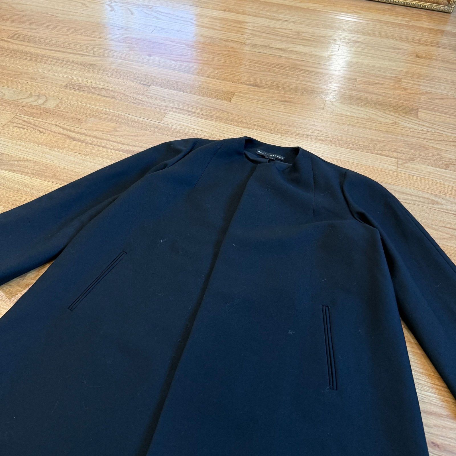 Ralph Lauren Black Label Ralph Lauren Black Label Wool Magnetic Collarless Overcoat Size M / US 6-8 / IT 42-44 - 10 Thumbnail