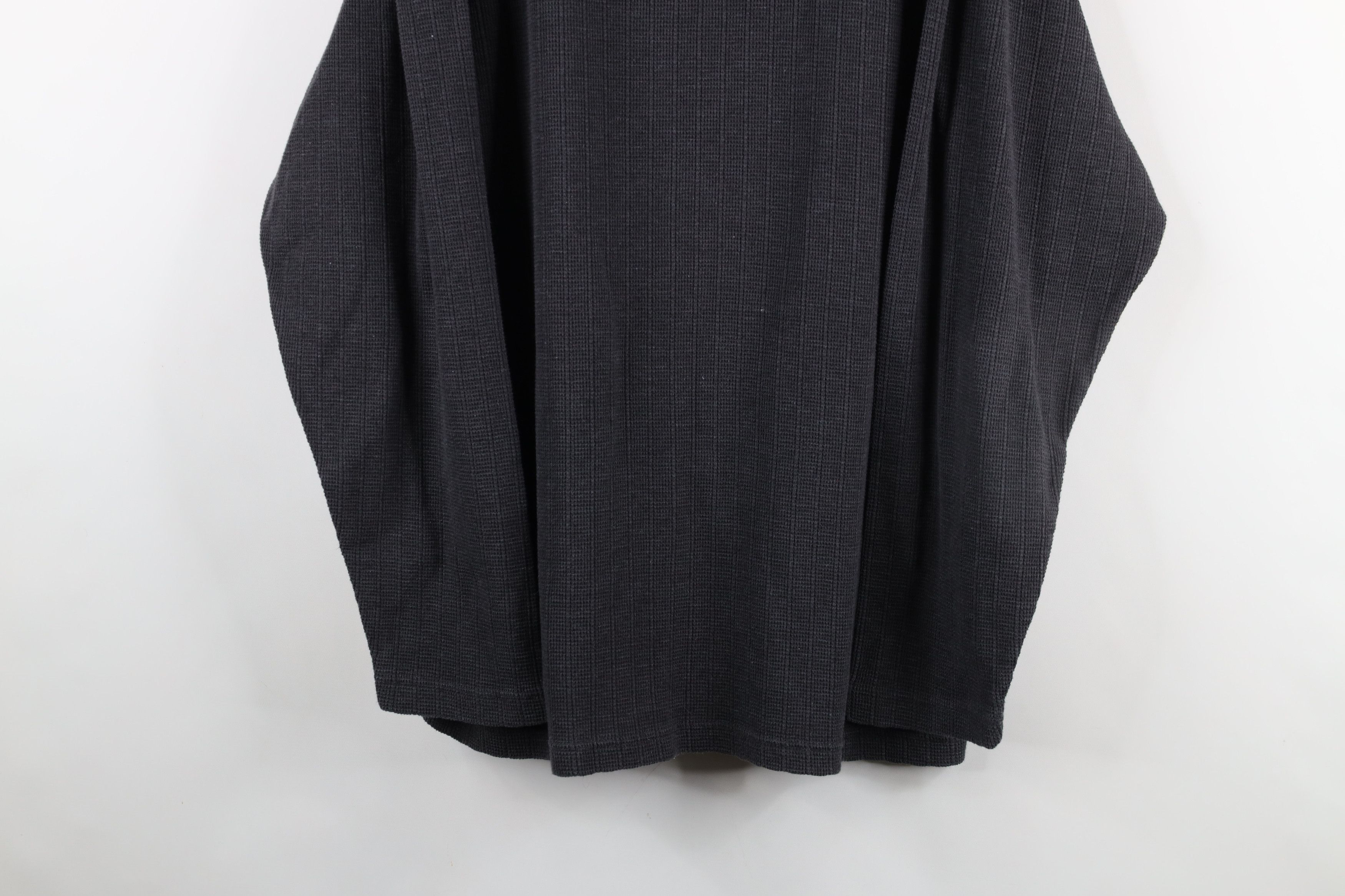 Vintage Vintage 90s Streetwear Ribbed Knit Henley T-Shirt Gray Size US L / EU 52-54 / 3 - 3 Thumbnail