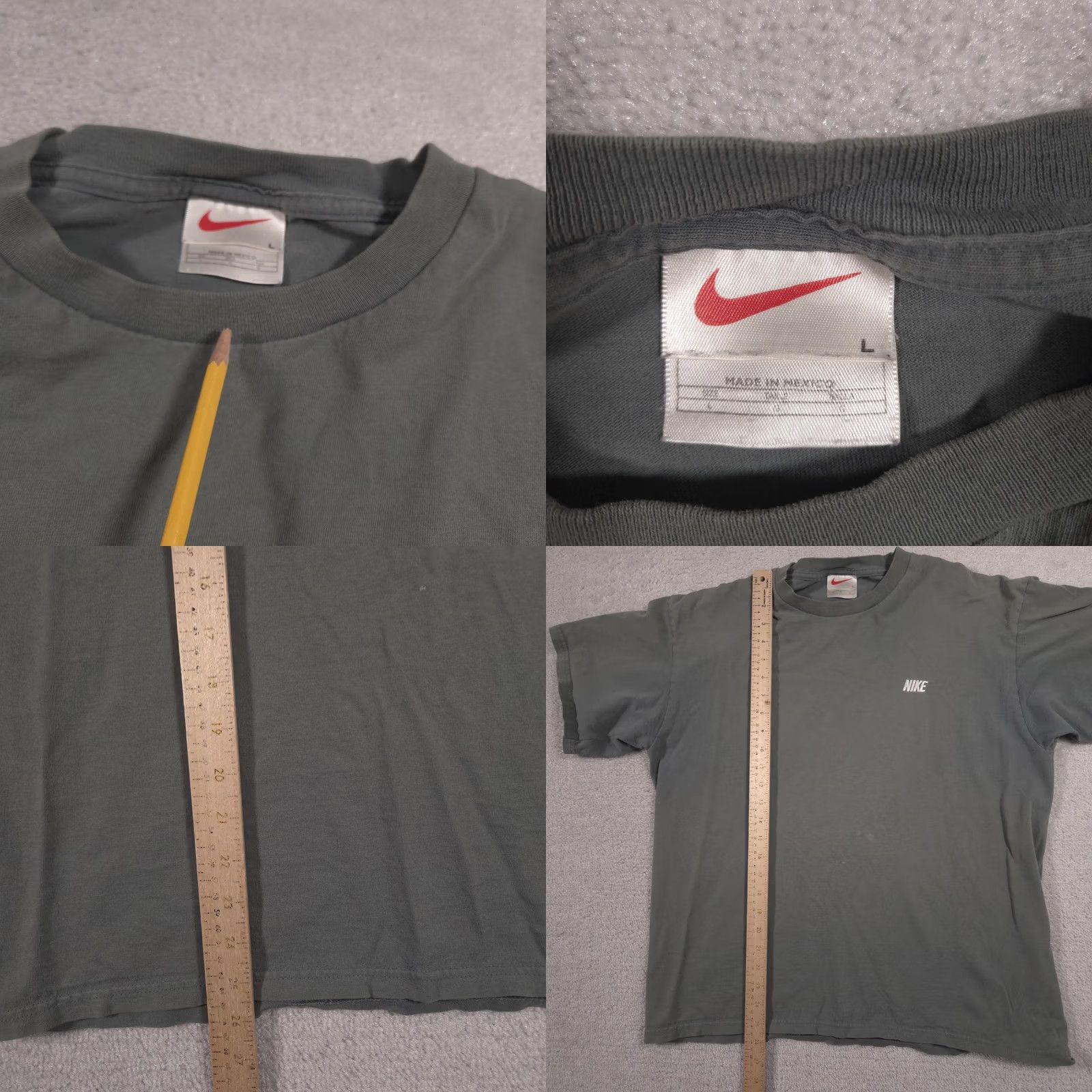 Nike Nike Shirt Mens Large Green Embroidered Logo Crewneck Casual T-Shirt Tee Size US L / EU 52-54 / 3 - 8 Thumbnail
