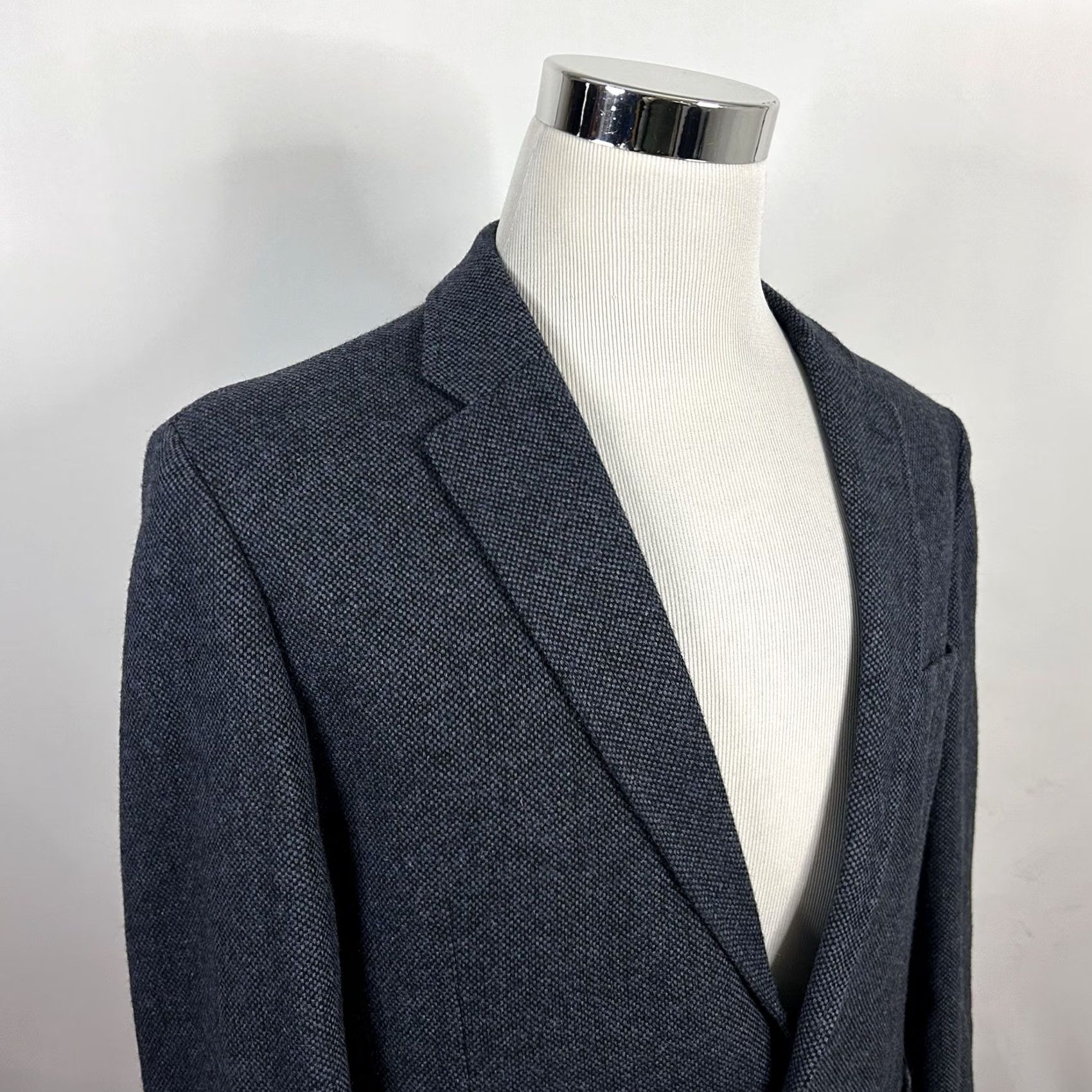 Ben Sherman Ben Sherman Sport Coat 44R Wool Tweed Blue Two-Button Double Vented Coat Mens Regular Jacket Size US XS / EU 42 / 0 - 2 Thumbnail