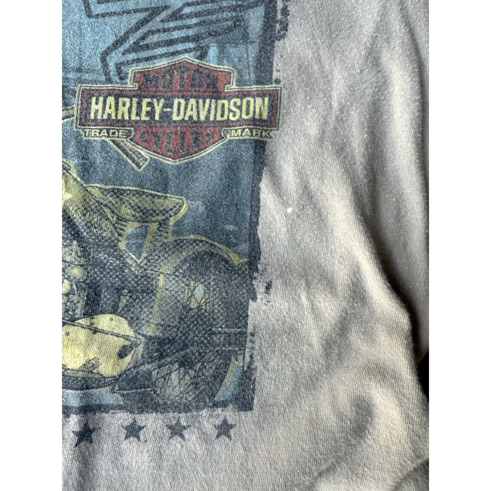 Harley Davidson VINTAGE Harley-Davidson Legendary Motorcycles Long Sleeve T-Shirt Mens Medium Beige 2000s Size US M / EU 48-50 / 2 - 4 Thumbnail