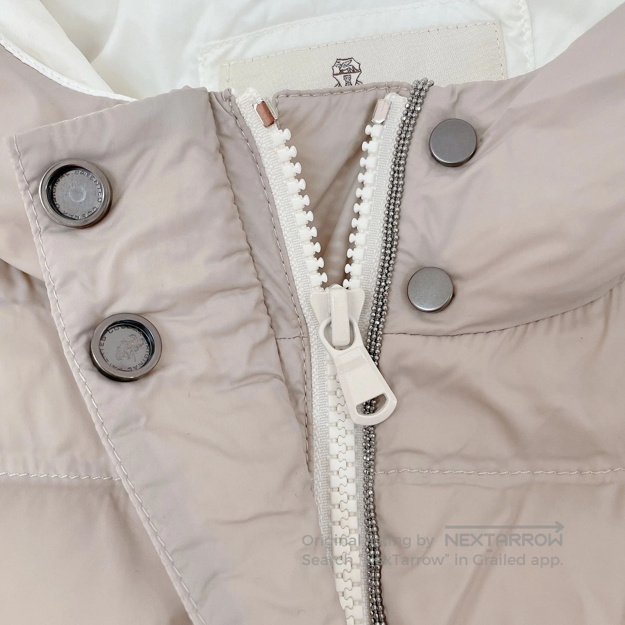 Brunello Cucinelli Brunello Cucinelli Beige Down Vest. Size US M / EU 48-50 / 2 - 5 Thumbnail