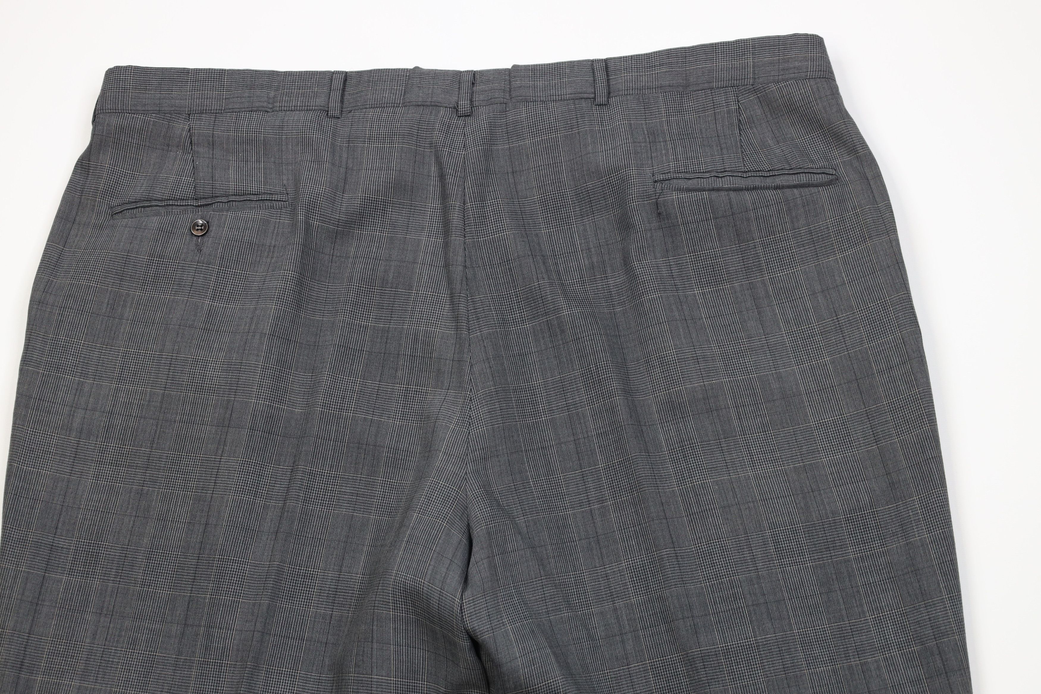 Vintage Vintage 90s Streetwear Wool Blend Knit Wide Leg Chino Pants Size US 44 / EU 60 - 9 Thumbnail