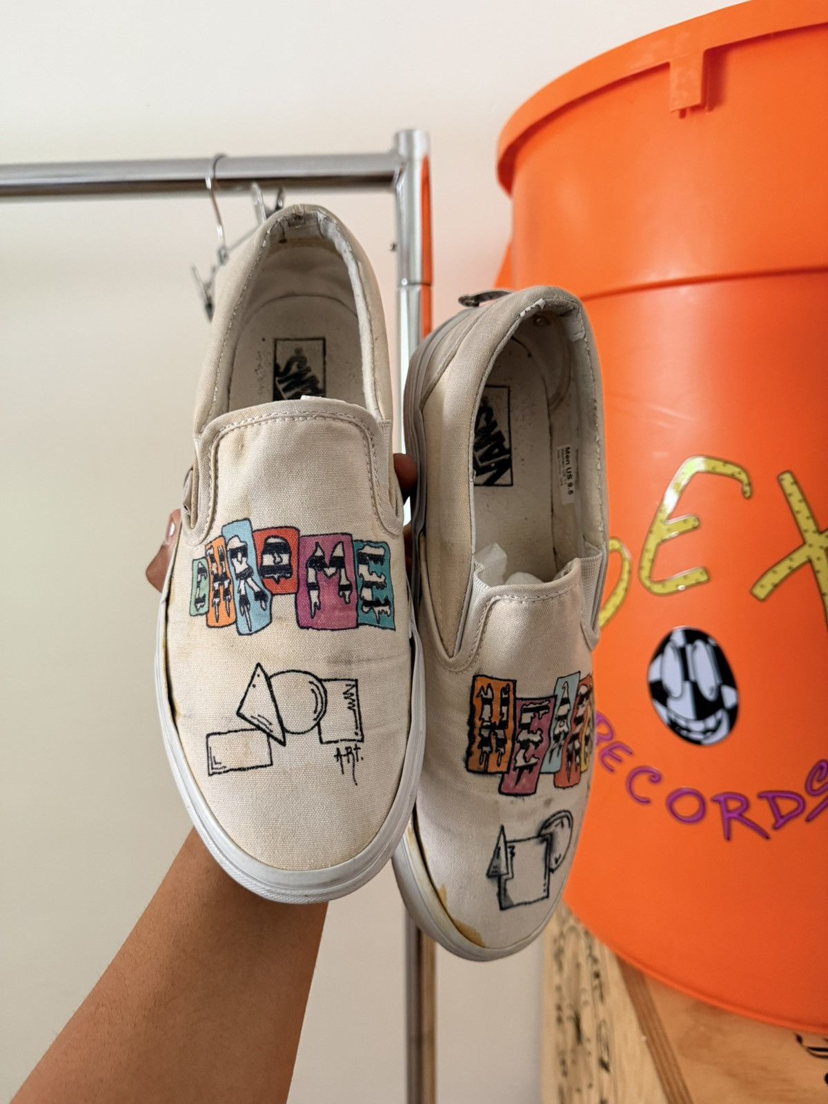 Matty Boy Chrome Heart Matty Boy Art Drawn Vans Off The Wall 9.5 Size US 9.5 / EU 42-43 - 1 Thumbnail