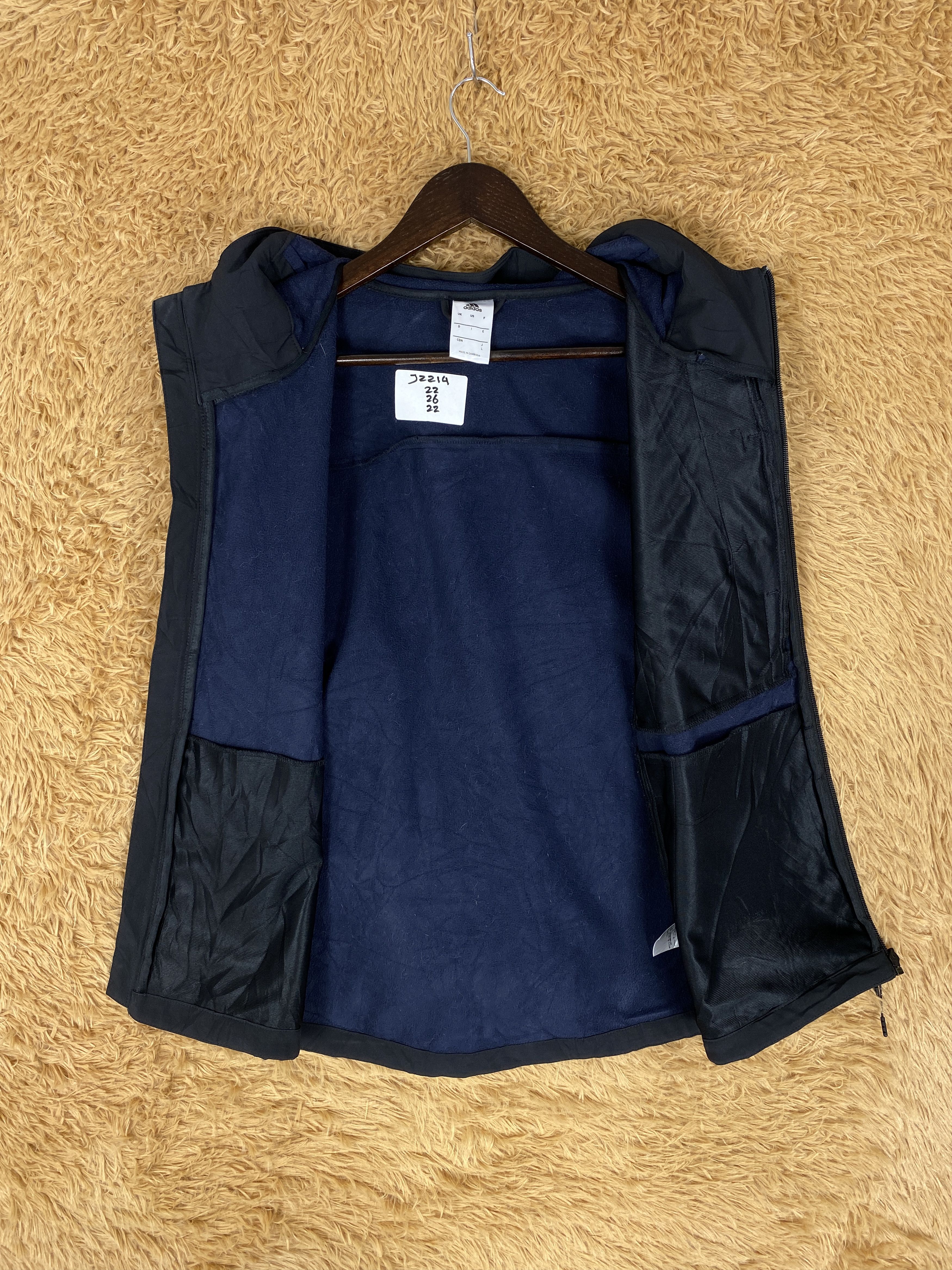 Adidas Adidas Hoodie Fleece Lining Jacket Size US S / EU 44-46 / 1 - 7 Thumbnail