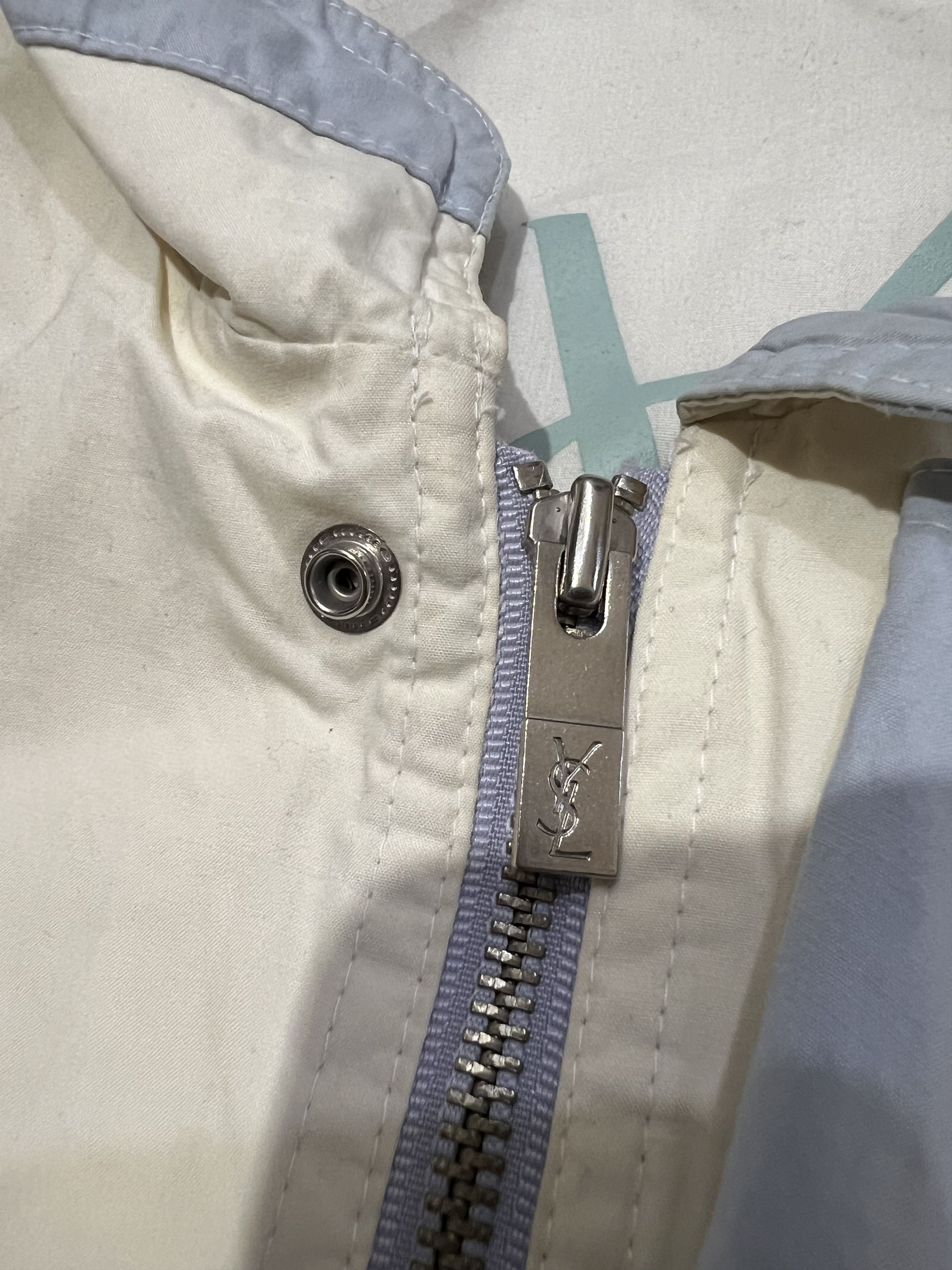 Saint Laurent Paris Vintage 90s Yves Saint Laurent Pour Homme Twotone Jacket Size US XL / EU 56 / 4 - 6 Thumbnail