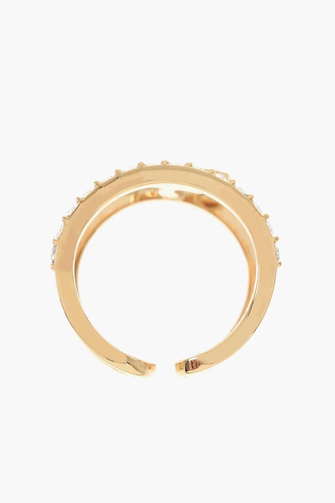 Palm Angels og1mm0326 Size: 52 / Gold-Tone Brass Ring in Gold Size ONE SIZE - 2 Thumbnail