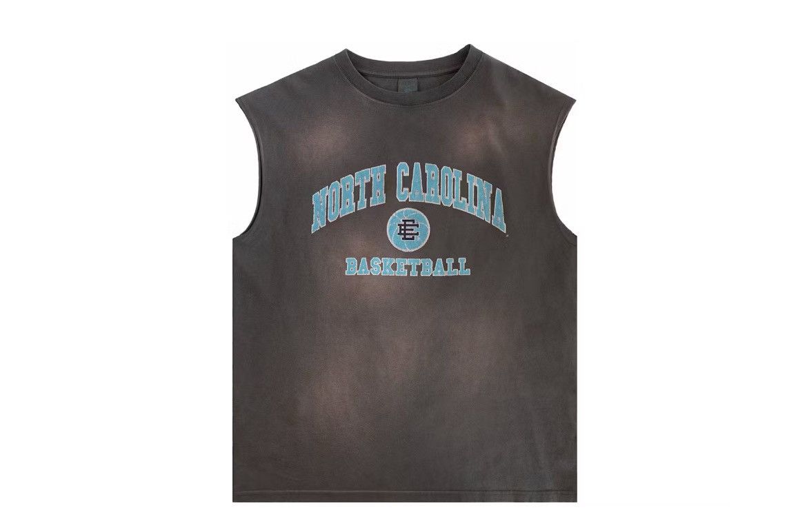 Eric Emanuel Eric Emanuel EE washed grey UNC Tarheels cutoff shirt Size US M / EU 48-50 / 2 - 1 Thumbnail