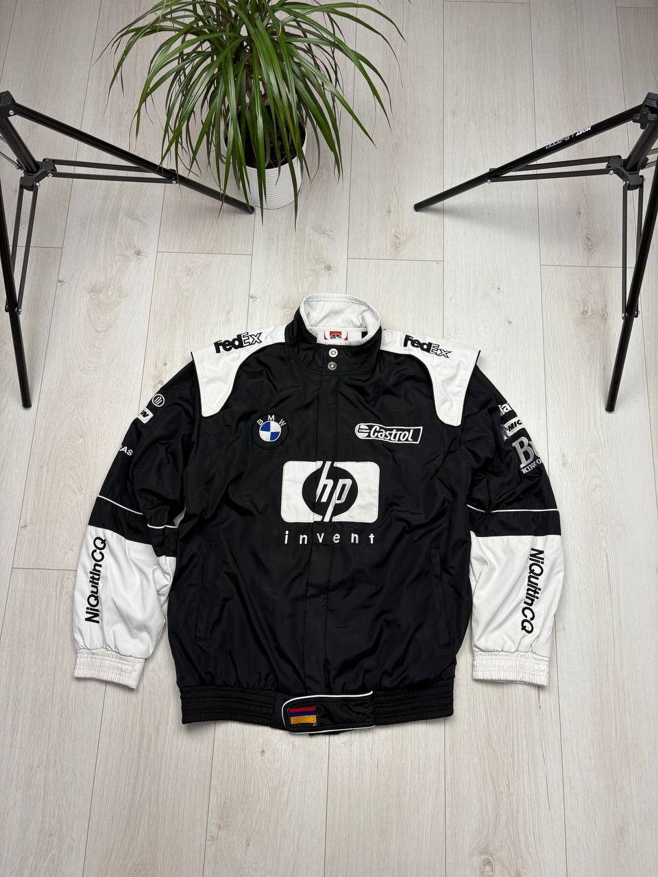 BMW VINTAGE 00s BMW JACKET FORMULA UNO 1 PATCHES LOGO Size US XL / EU 56 / 4 - 1 Thumbnail
