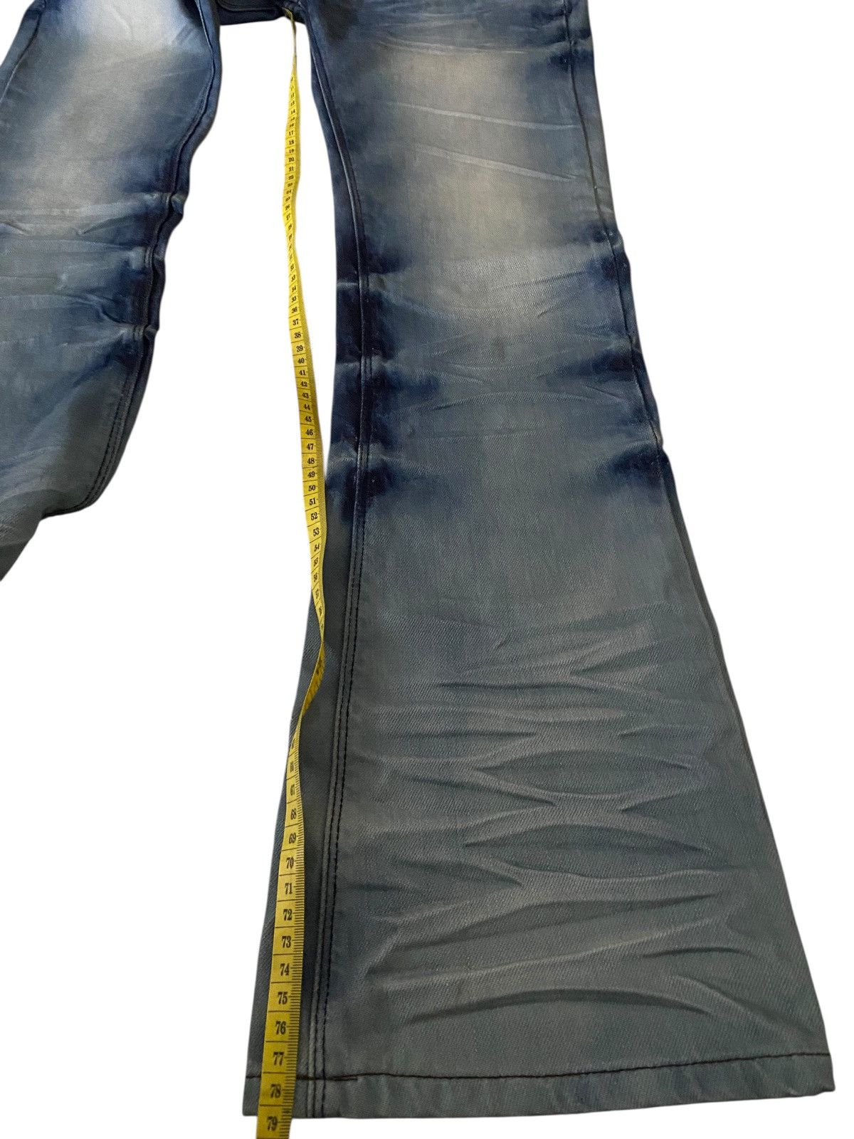 Le Grande Bleu (L.G.B.) 2000's Black Crown Clawmark Flared Jeans Size US 29 - 13 Thumbnail