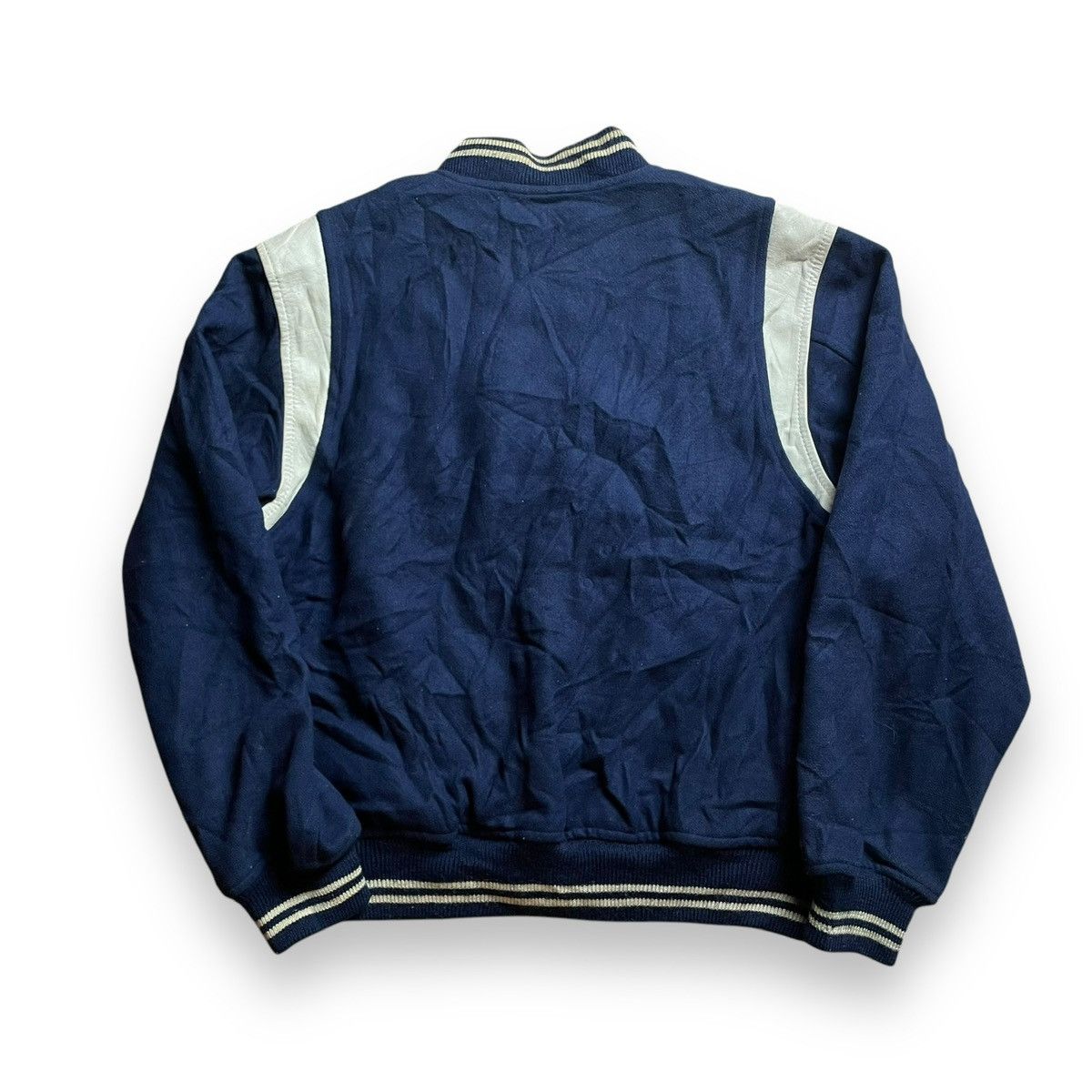 Macbeth VINTAGE MACBETH WOOL + LEATHER VARSITY JACKET Size US L / EU 52-54 / 3 - 2 Thumbnail