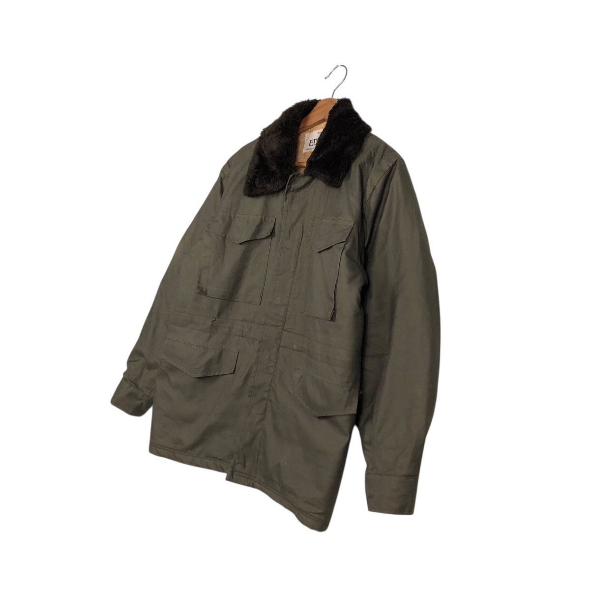 Edwin 📌Vintage Military Chore Work Jacket Edwin Blanket Fleece Size US M / EU 48-50 / 2 - 3 Thumbnail