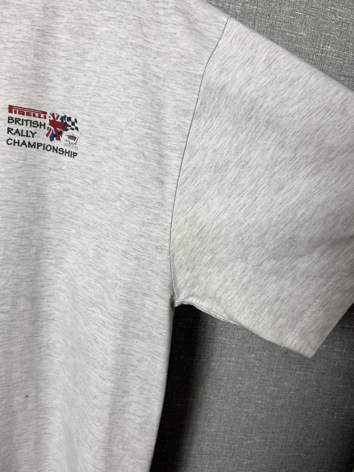 Pirelli Vintage 90s Pirelli British Rally Championship MSA Tee Size US L / EU 52-54 / 3 - 17 Thumbnail