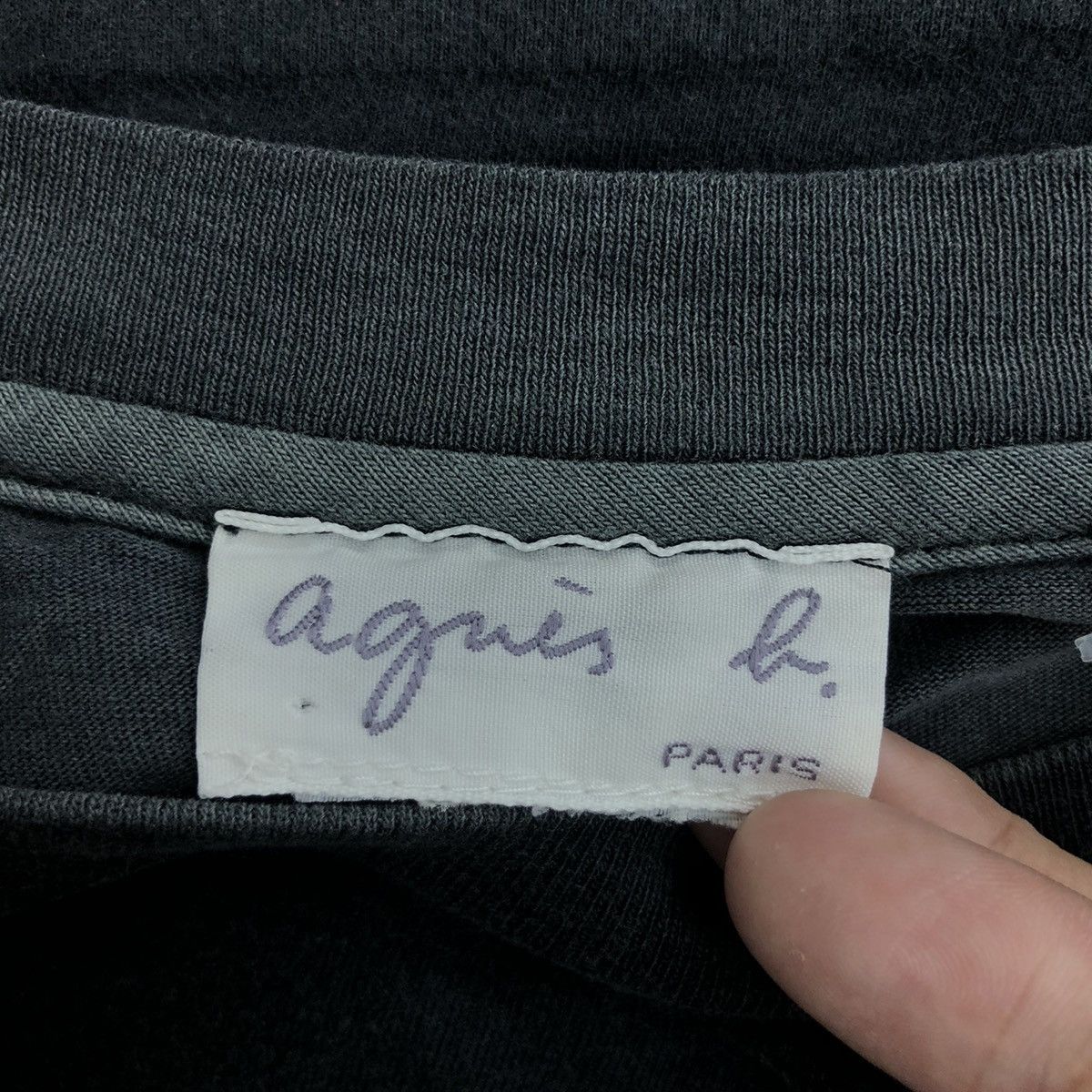 Vintage × agnes b. Vintage AGNES B Big Logo T-Shirt Size US M / EU 48-50 / 2 - 4 Thumbnail