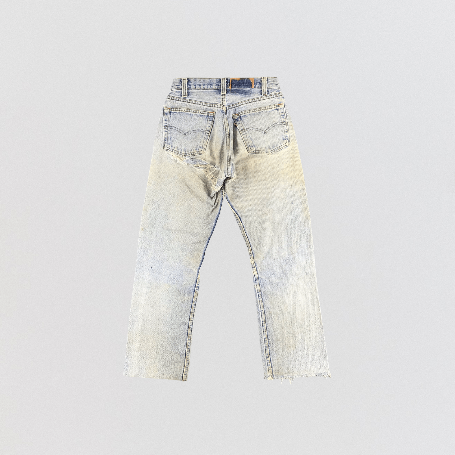 Levi's Vintage Distress 80s Levis 501 Jeans-JM628 Size US 26 / EU 42 - 3 Thumbnail