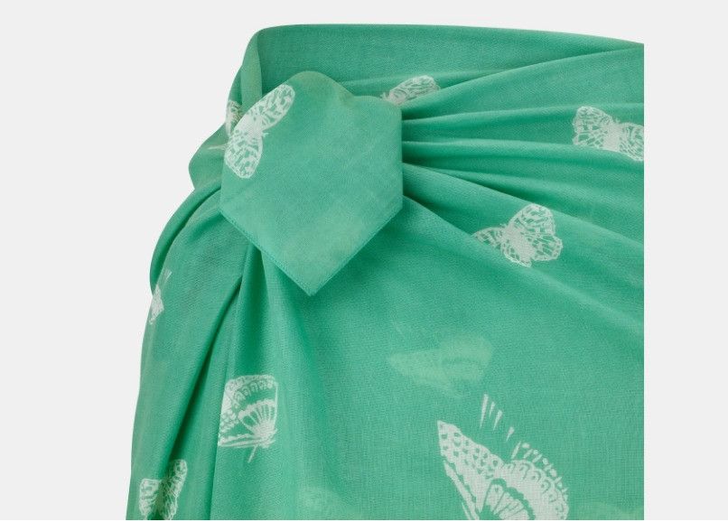Dior o1w1db10425 41GRA331 Size: OS / Butterflies Sarong Size ONE SIZE - 3 Thumbnail