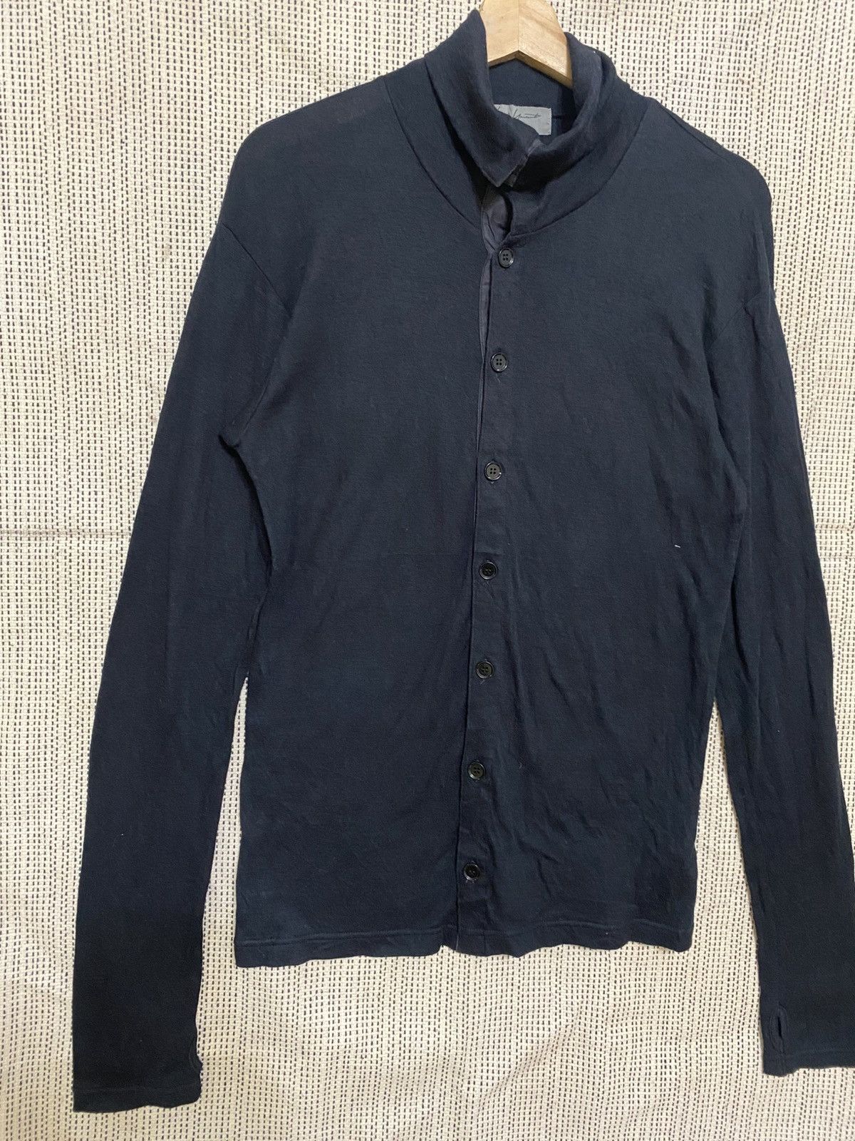 Yohji Yamamoto Yohji Yamamoto Pour Homme Minimalist Collar Shirt Size US M / EU 48-50 / 2 - 1 Thumbnail