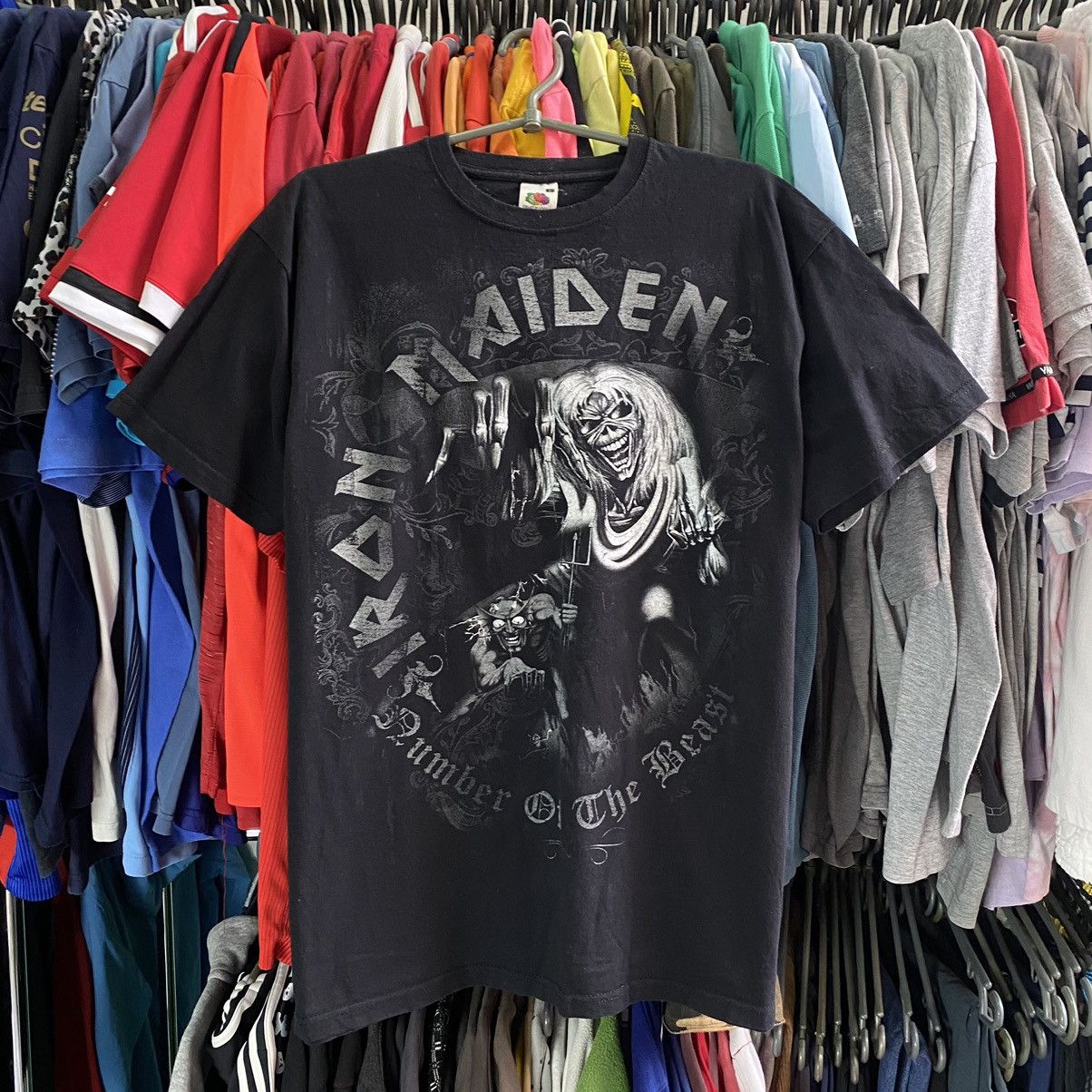 Band Tees Vintage Iron Maiden 2013 Number Of the beast band tee Size US L / EU 52-54 / 3 - 1 Thumbnail
