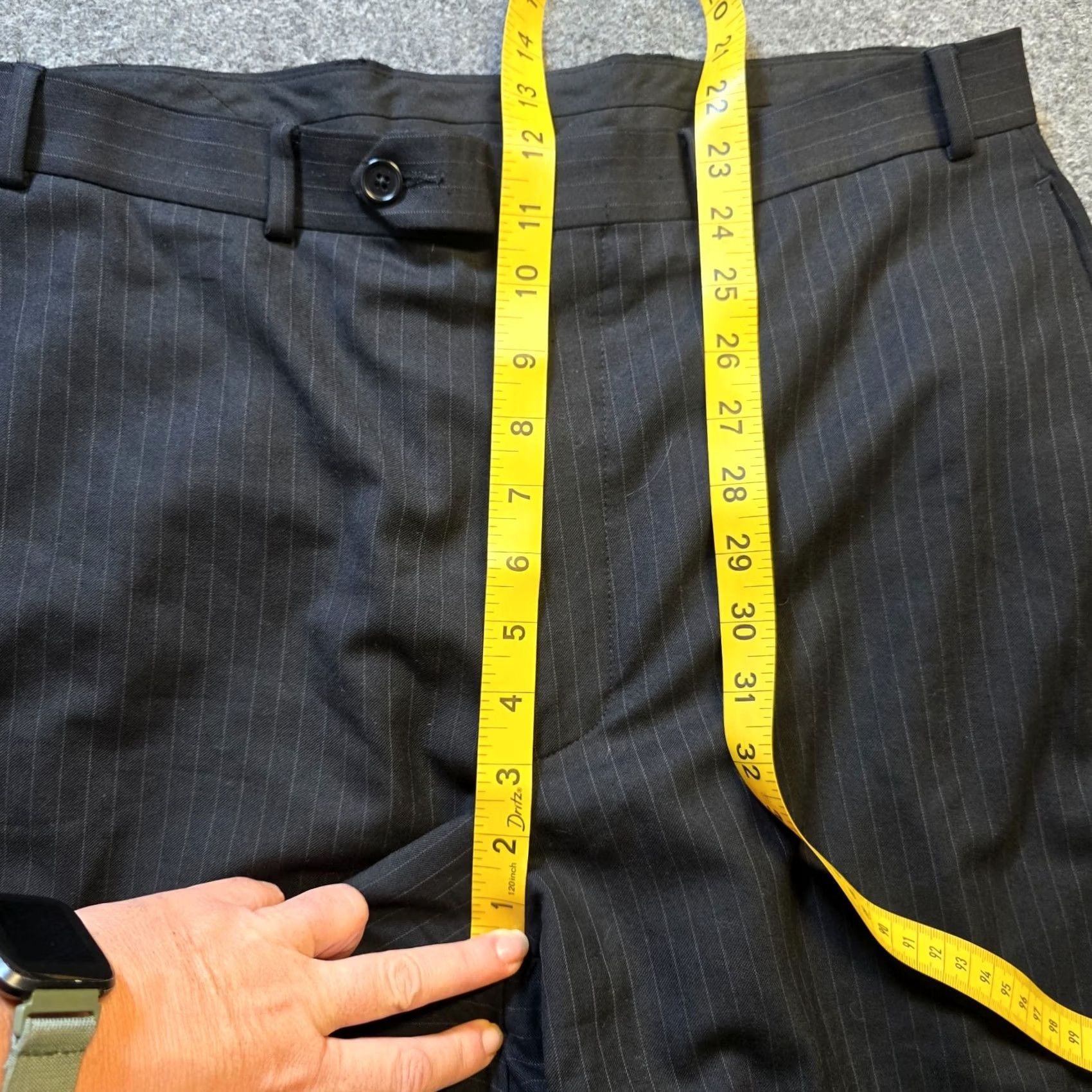 Brooks Brothers Brooks Brothers Pants Mens Size 34x31 Black Wool Flat Front Classic Dress Pants Slacks Career Basic Straight Leg Size US 34 / EU 50 - 7 Thumbnail