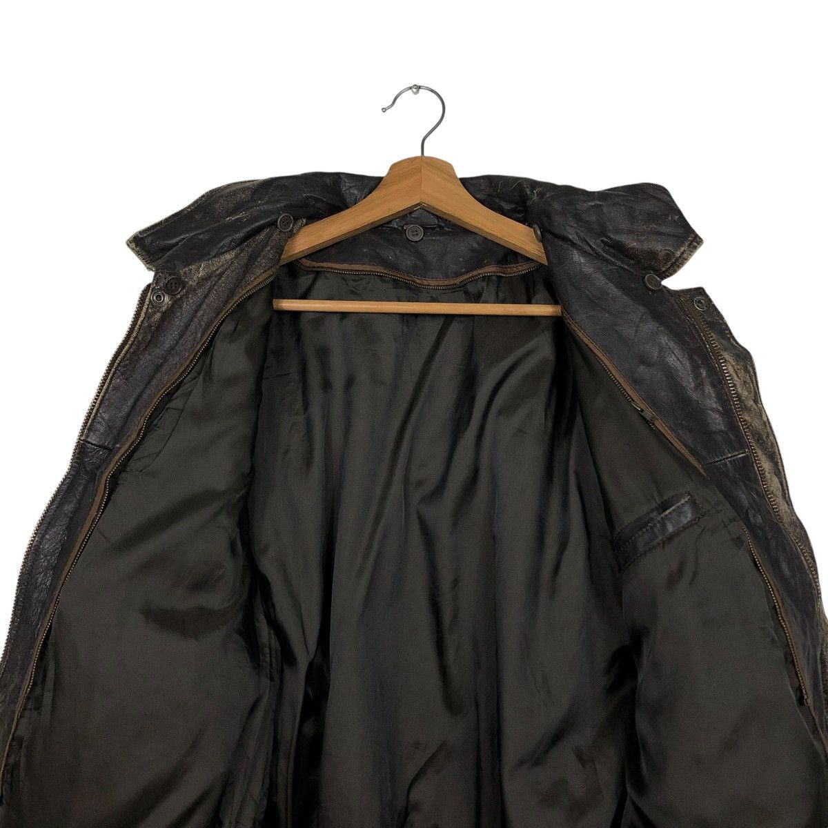 Japanese Brand 🔥VINTAGE BIKER LEATHER JACKET UNKNOWN BRAND ISSEY MIYAKE Size US M / EU 48-50 / 2 - 16 Thumbnail