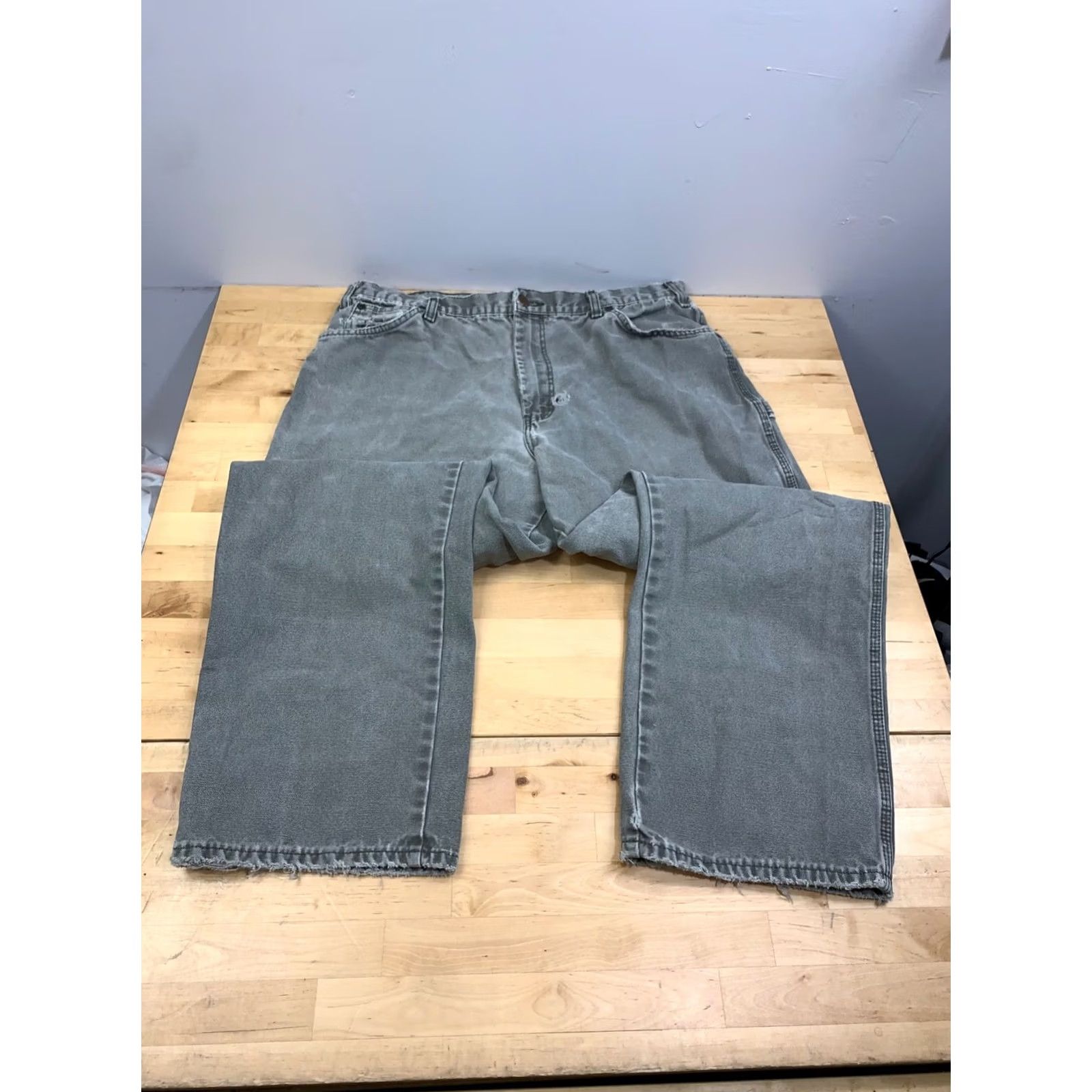 Dickies VINTAGE Dickies Carpenter Pants Men 36x30 Green Distress Workwear 13200 Size US 36 / EU 52 - 7 Thumbnail