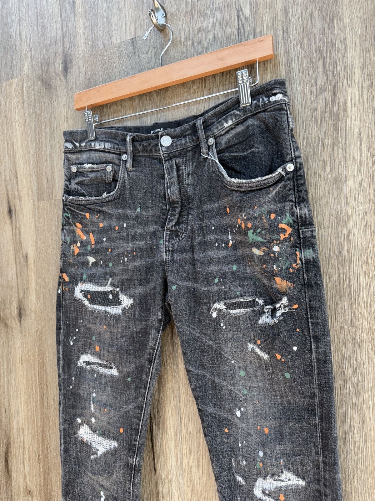 Purple Brand Purple Grey Denim Jeans Size US 32 / EU 48 - 4 Thumbnail