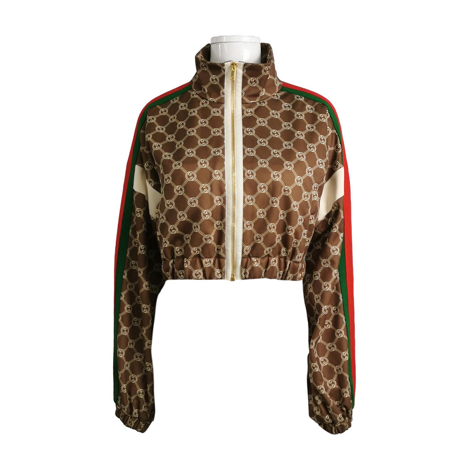 Gucci Gucci Monogram Zip-Up Jacket Size M Size US M / EU 48-50 / 2 - 1 Thumbnail