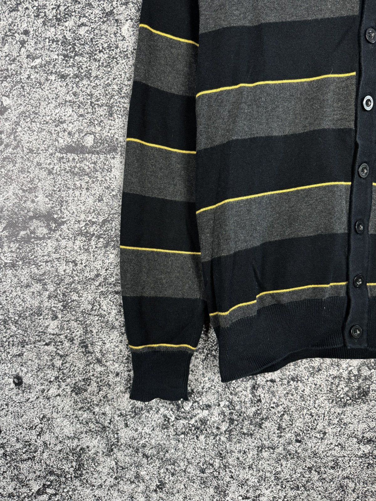 Fred Perry Men’s Fred Perry Striped Cardigan Button Up Pullover Size S Size US S / EU 44-46 / 1 - 4 Thumbnail