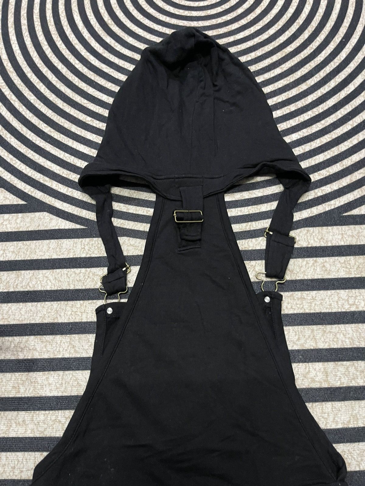 If Six Was Nine 2000s L.G.B STYLE M.K.R SKULL HOODIE MINI DRESS RARE DESIGN Size M / US 6-8 / IT 42-44 - 16 Thumbnail