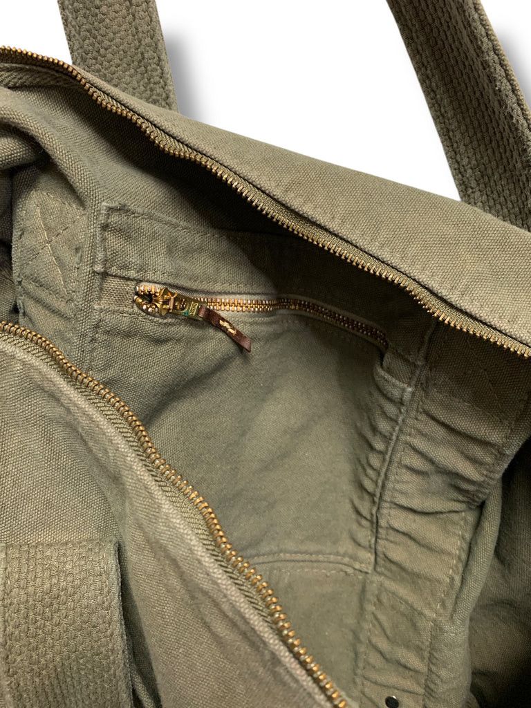 Kapital [OS] Winday Canvas Duffle Bag in Olive Size ONE SIZE - 10 Thumbnail