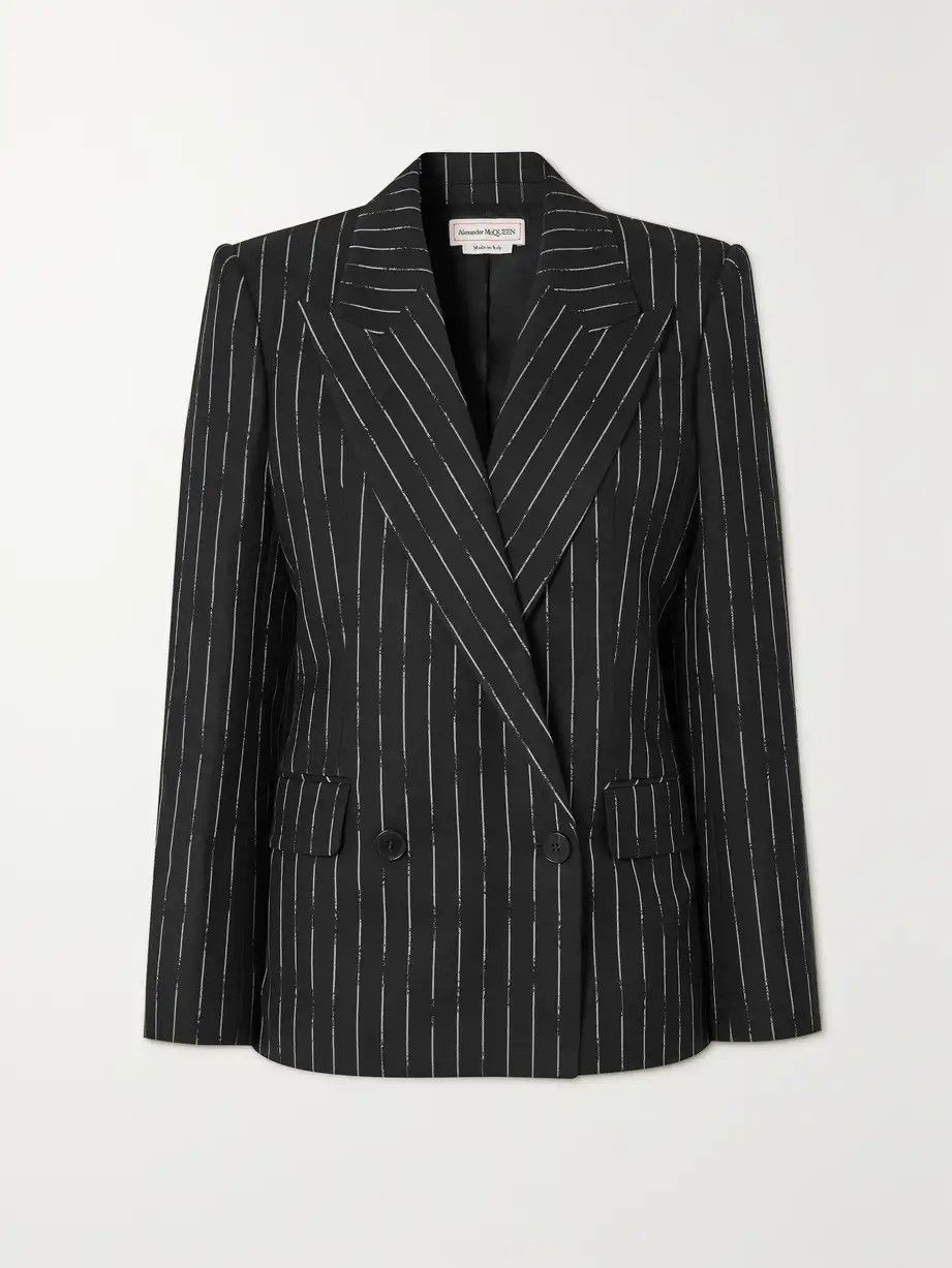 Alexander McQueen o1y0325 Blazer in Black Size XS / US 0-2 / IT 36-38 - 1 Thumbnail