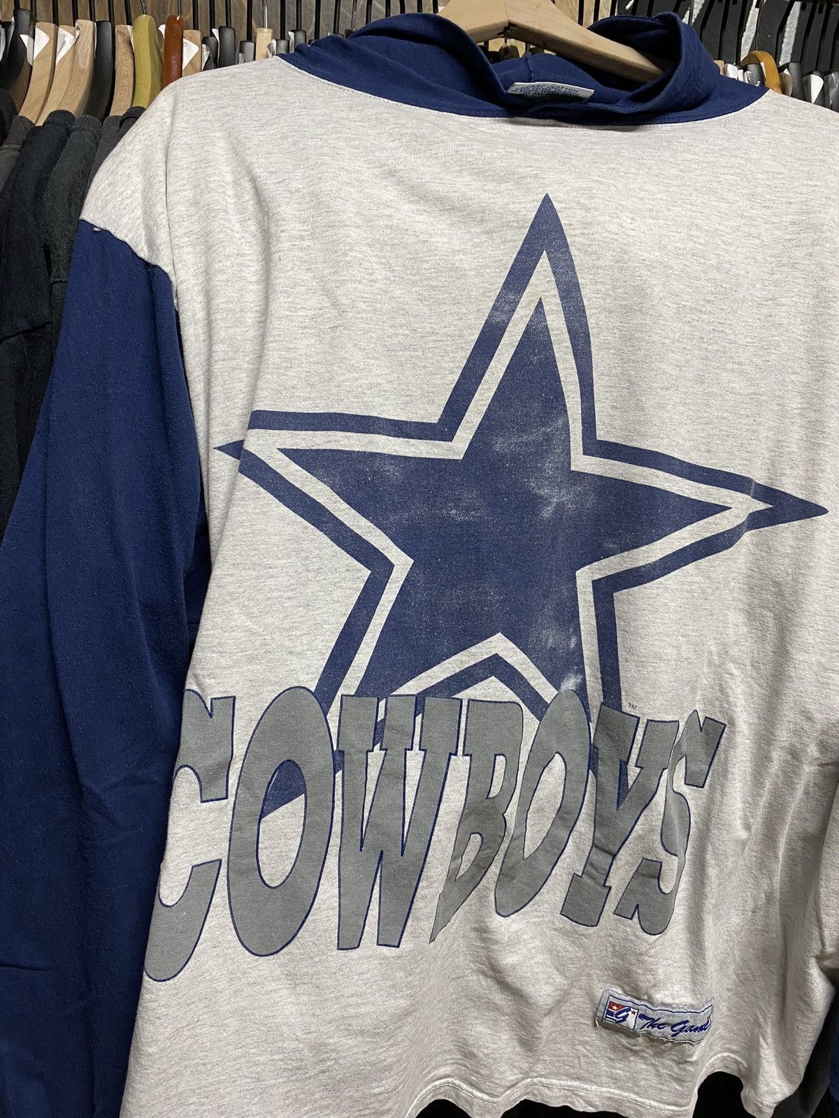 Vintage 90’s Vintage Cowboys Light Hoodie Sweatshirt XLarge Size US XL / EU 56 / 4 - 2 Thumbnail