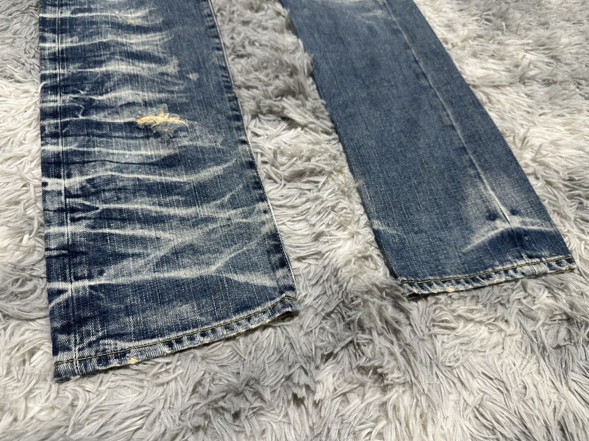 Japanese Brand 🔥Y2K Soul Of Freedom Made In Heaven Whisker Denim Size US 32 / EU 48 - 3 Thumbnail