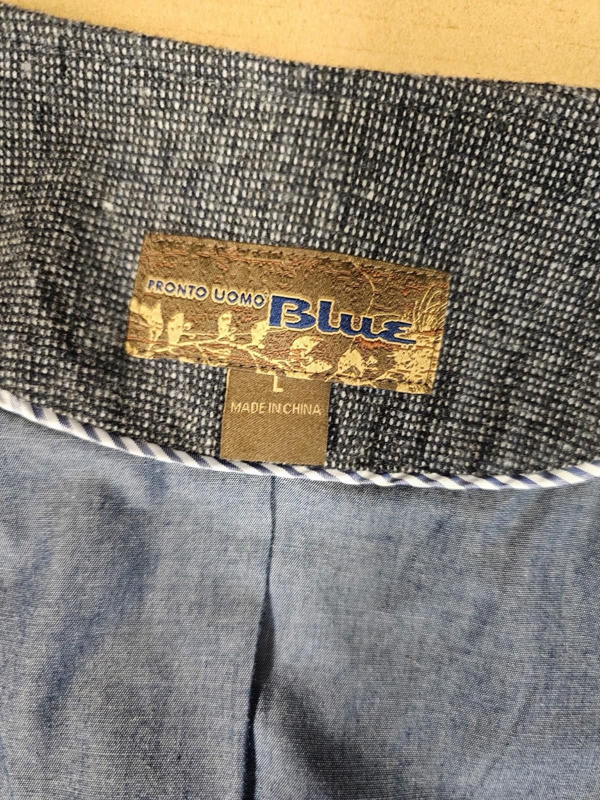 Pronto Uomo Pronto Uomo BLUE Vest Gray 5 Button Men's L Size US L / EU 52-54 / 3 - 4 Thumbnail