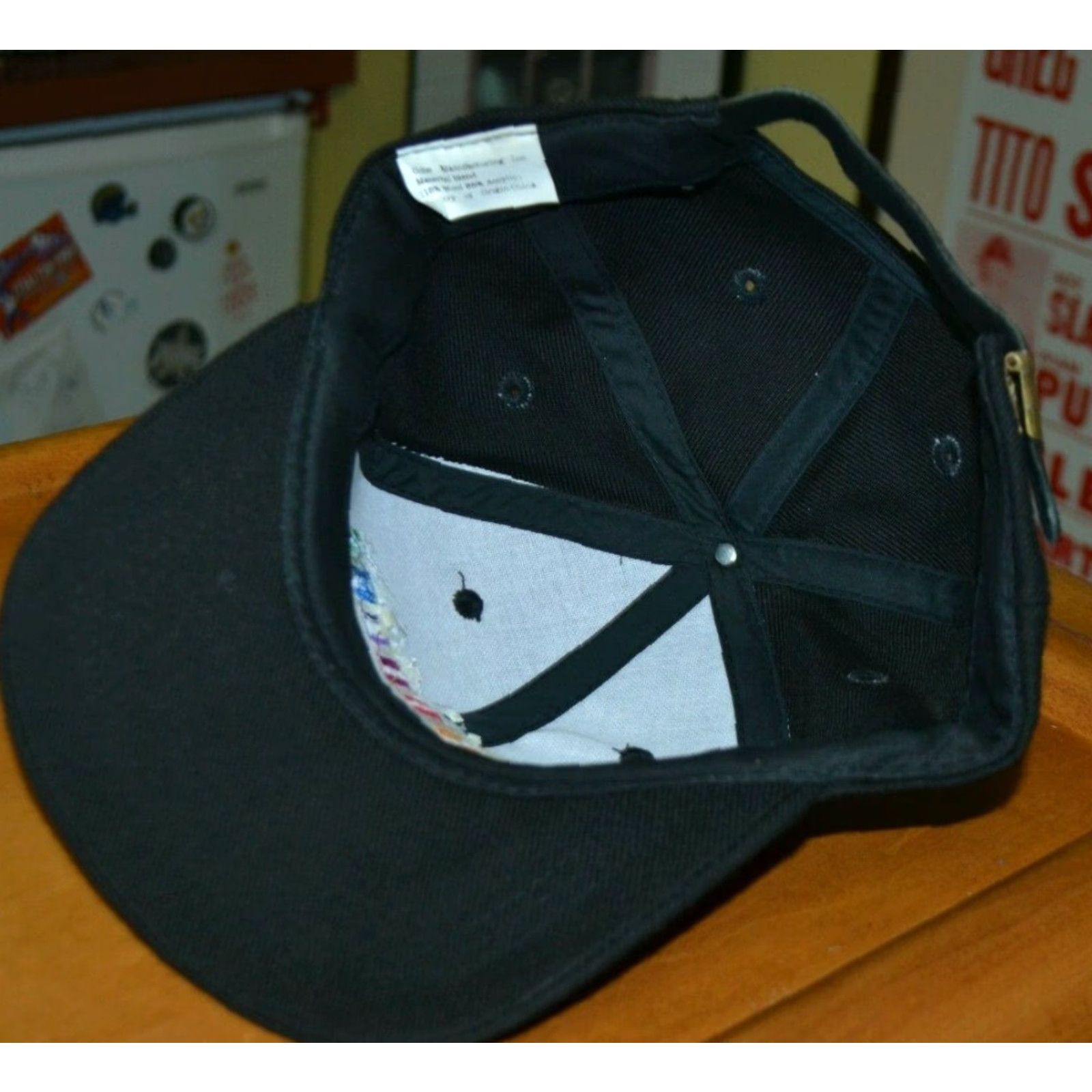 Carbon Game Tracker AFC Carbon Arrows Hat Baseball Cap Men Adjustable Black Orange Cube MFG Hunting 90s? Wait not. Size ONE SIZE - 3 Thumbnail