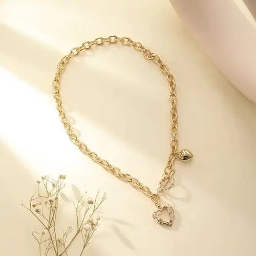 Other Vintage Love Heart Necklace Size ONE SIZE - 3 Thumbnail