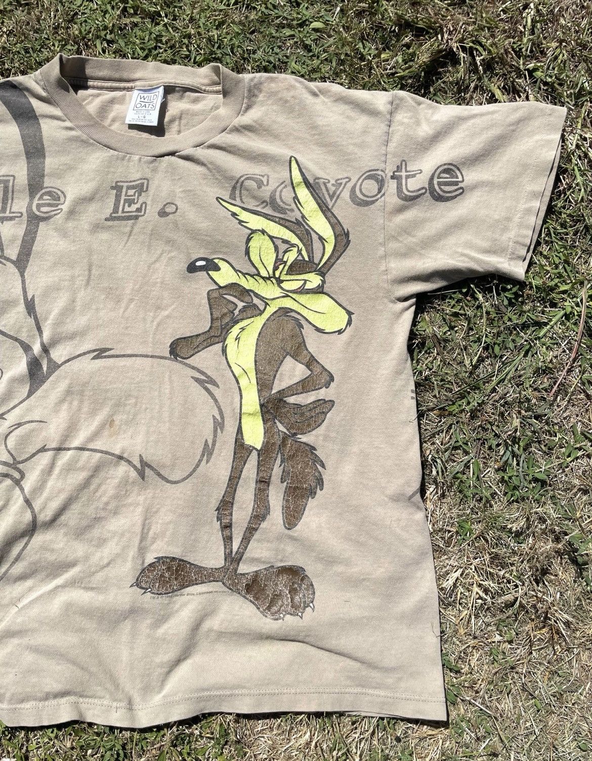 Cartoon Network × Vintage Vintage 90s Looney Tunes Wile E Coyote Shirt Size Large Size US L / EU 52-54 / 3 - 6 Thumbnail