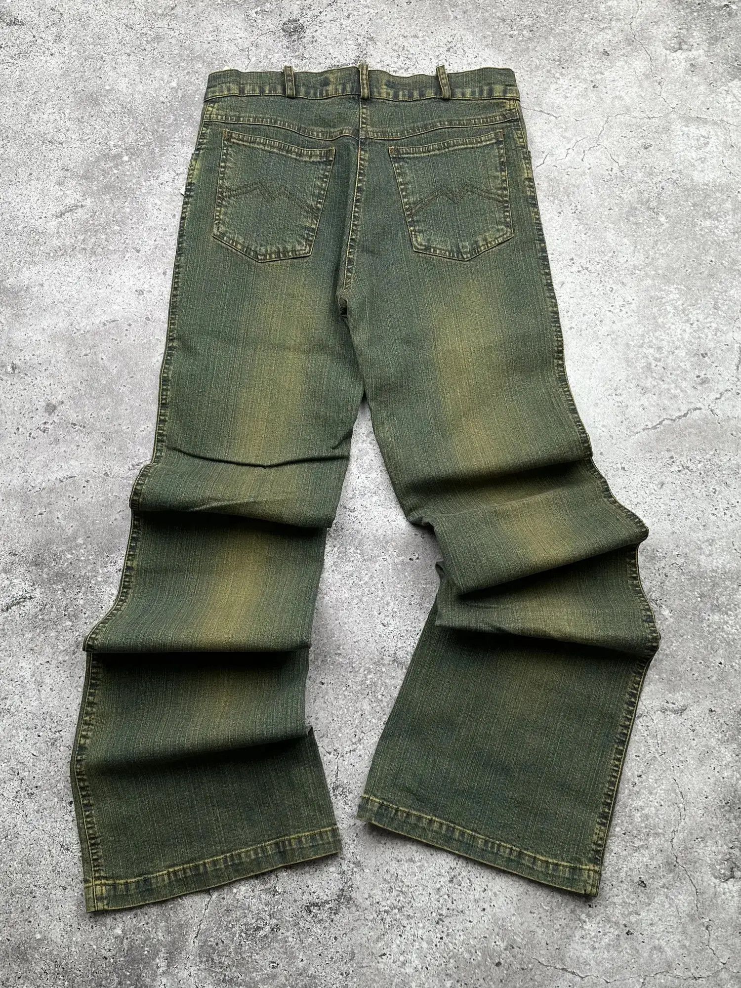 Japanese Brand Vintage Faded Flare Jeans C477(V457)E8 Size 27" / US 4 / IT 40 - 5 Thumbnail