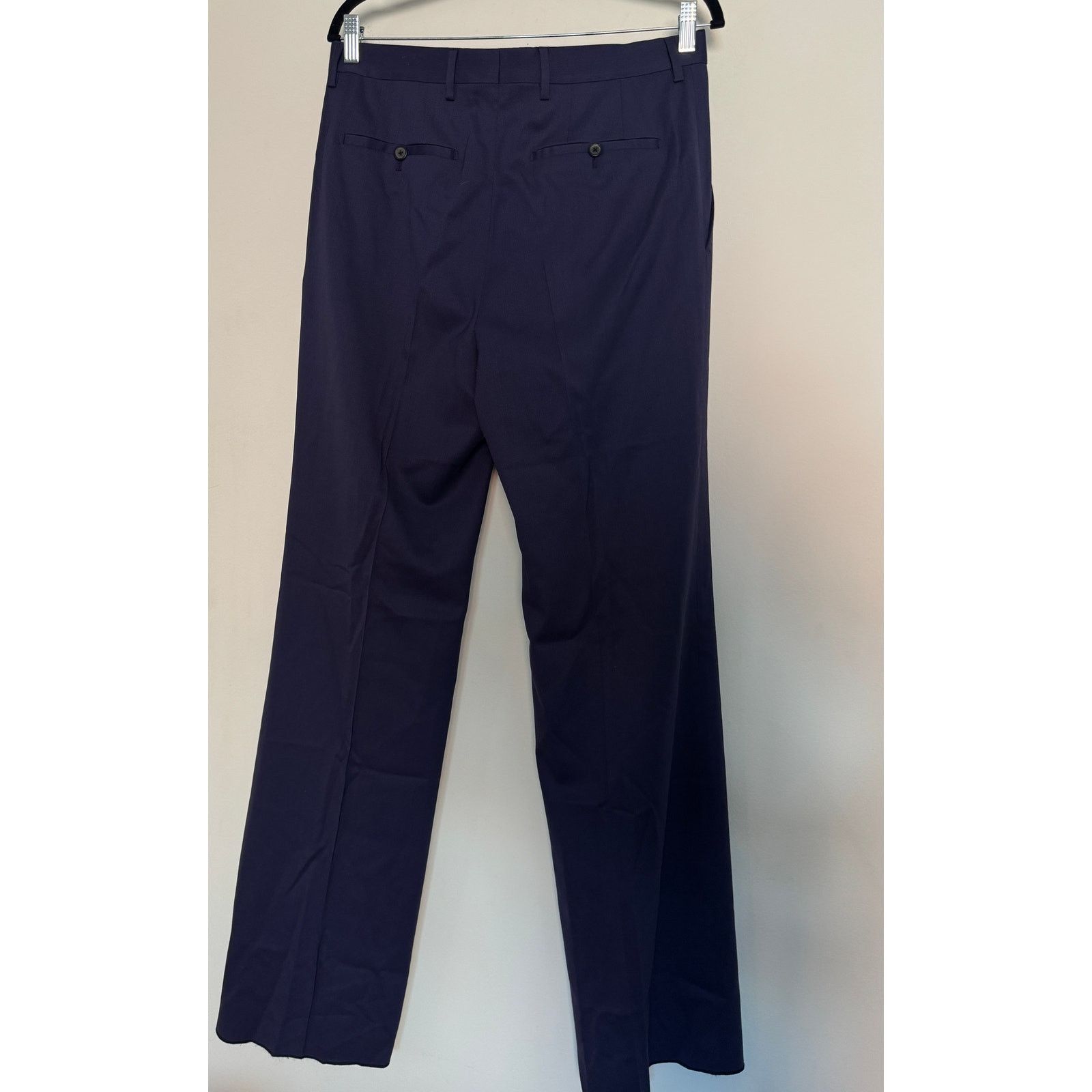 Lanvin Lanvin NWT Men's Wool Indigo Wide Trousers Size US 30 / EU 46 - 2 Thumbnail