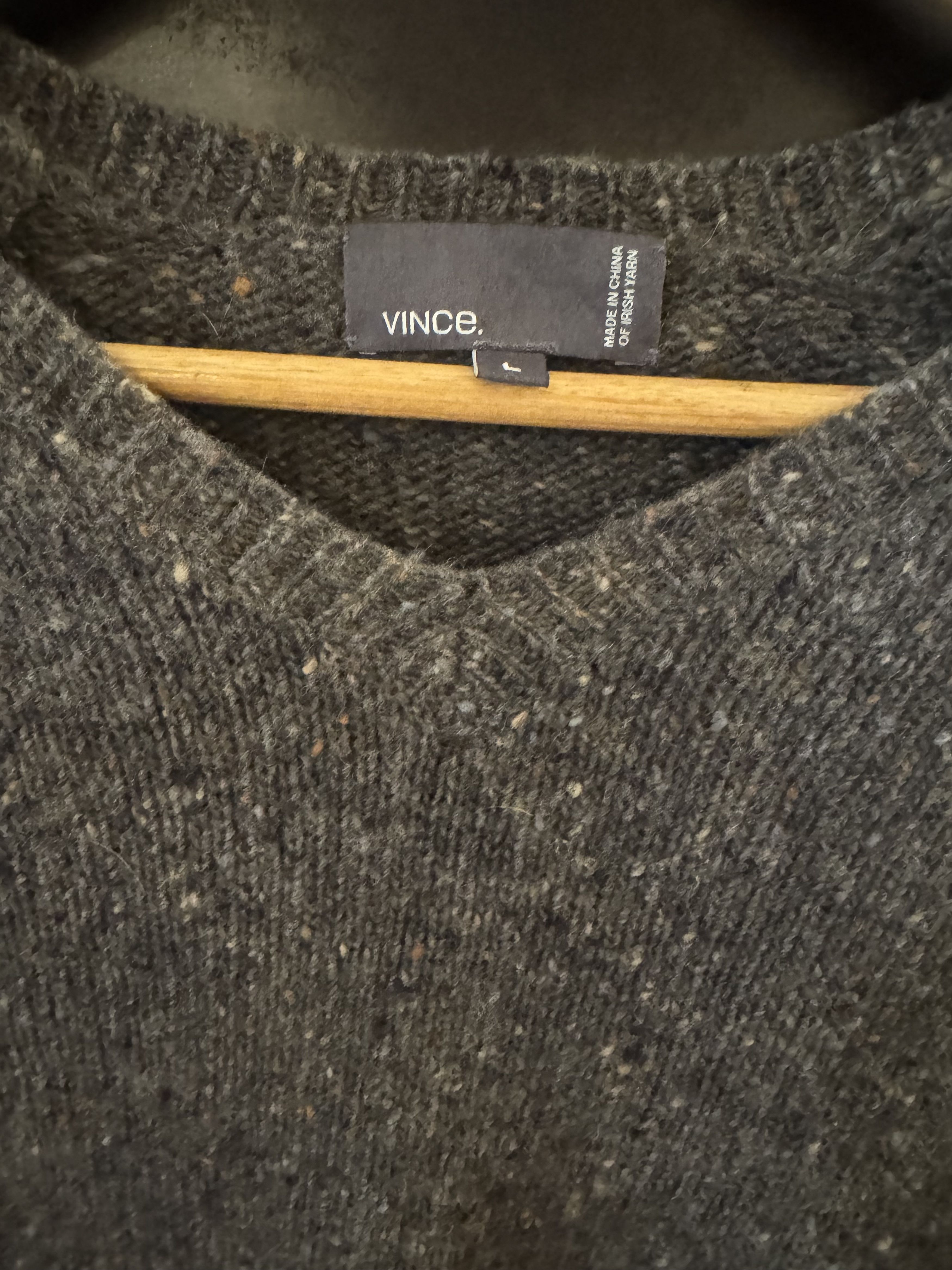 Vince Vince Wool Sweater. No Defects. US L. Size US L / EU 52-54 / 3 - 1 Thumbnail