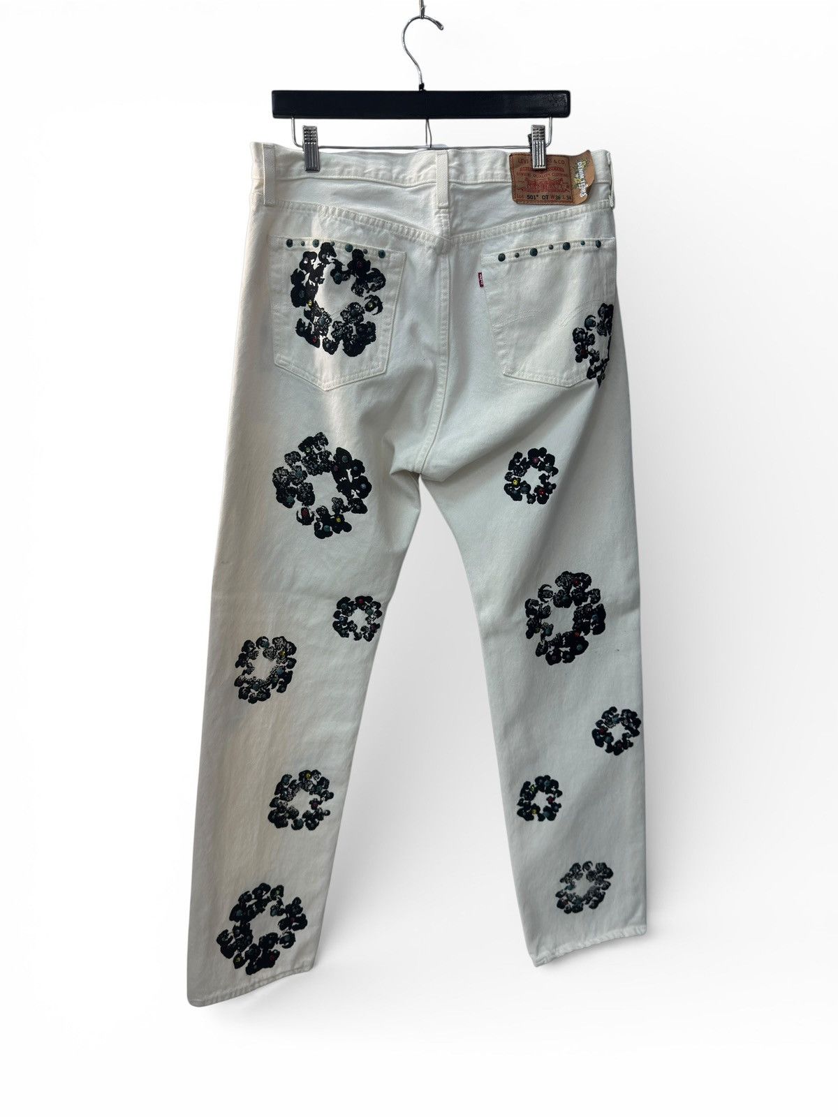 DENIM TEARS Denim Tears Studded Floral Jeans Size US 36 / EU 52 - 2 Thumbnail