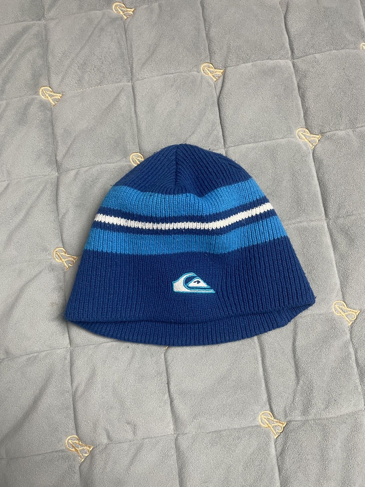 Japanese Brand × Quiksilver × Vintage 🧿QUIKSILVER Heavy Knitted Hat vintage rare Y2K Size ONE SIZE - 1 Thumbnail