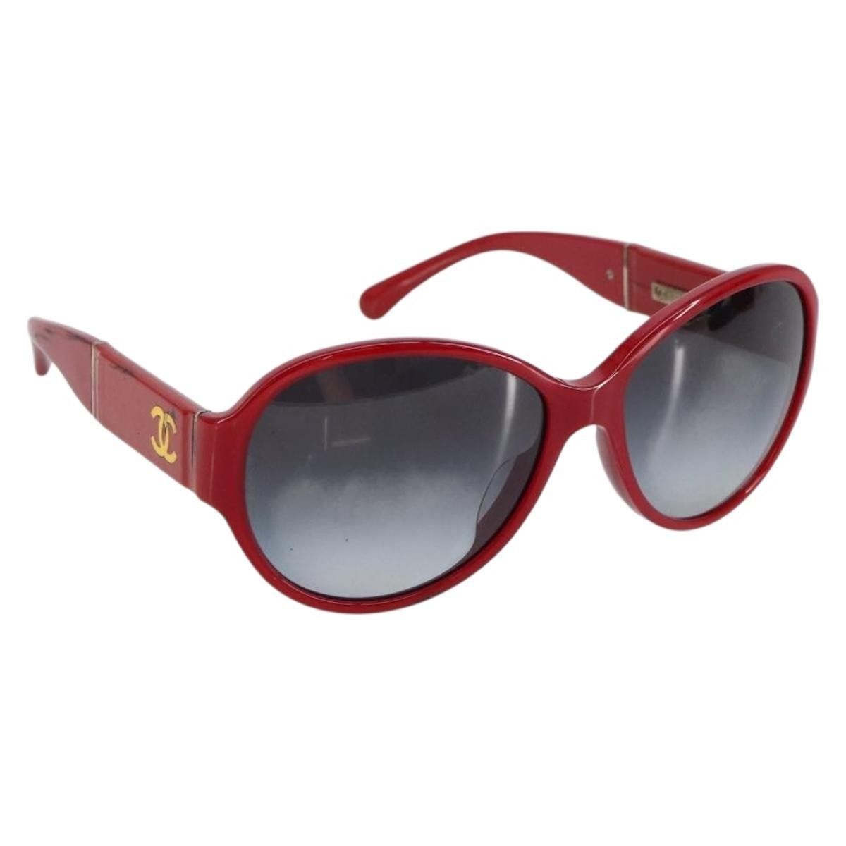 Chanel Chanel CC Plastic Sunglasses Size ONE SIZE - 1 Thumbnail